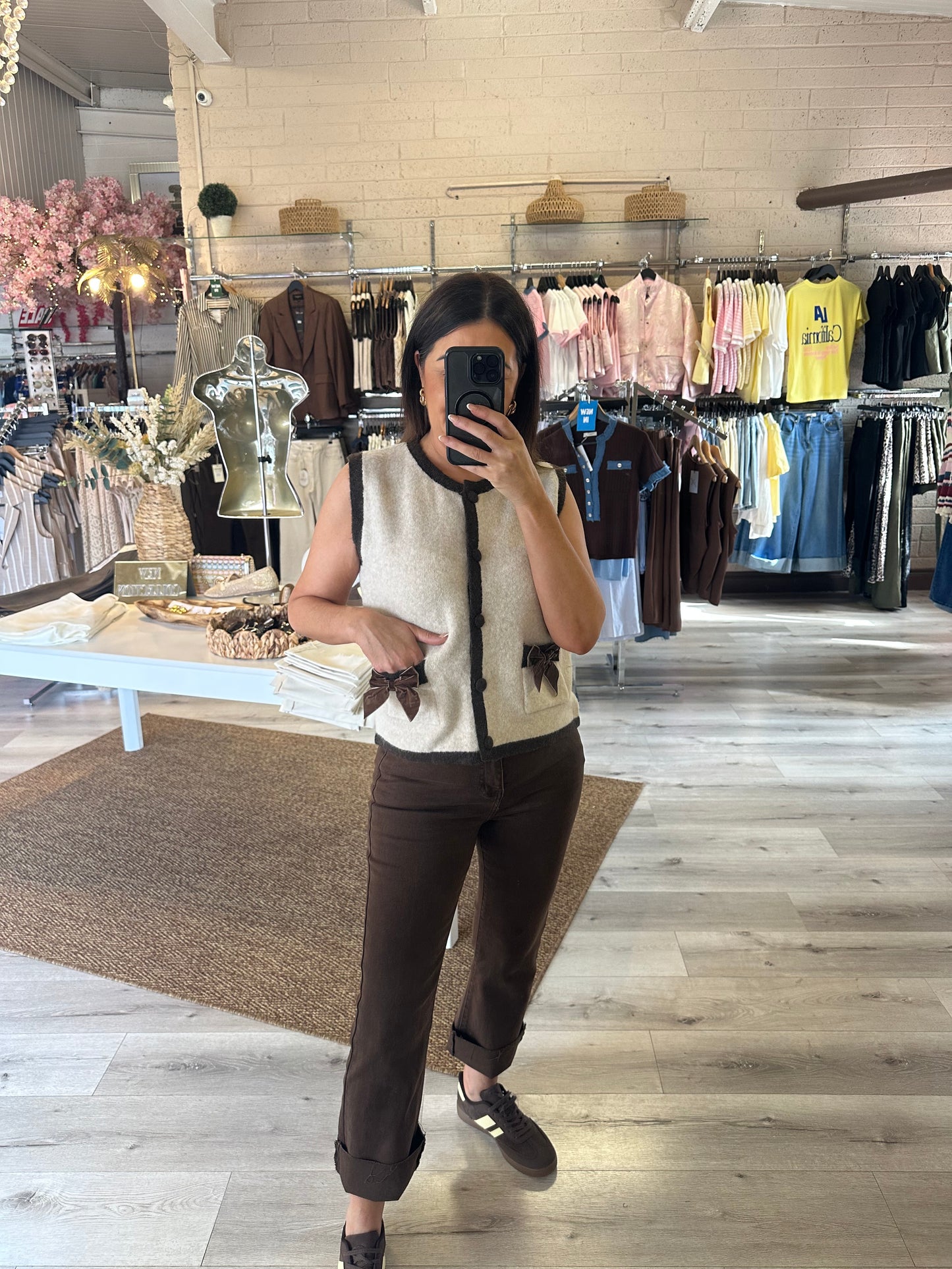 Brown & Oatmeal Gilet