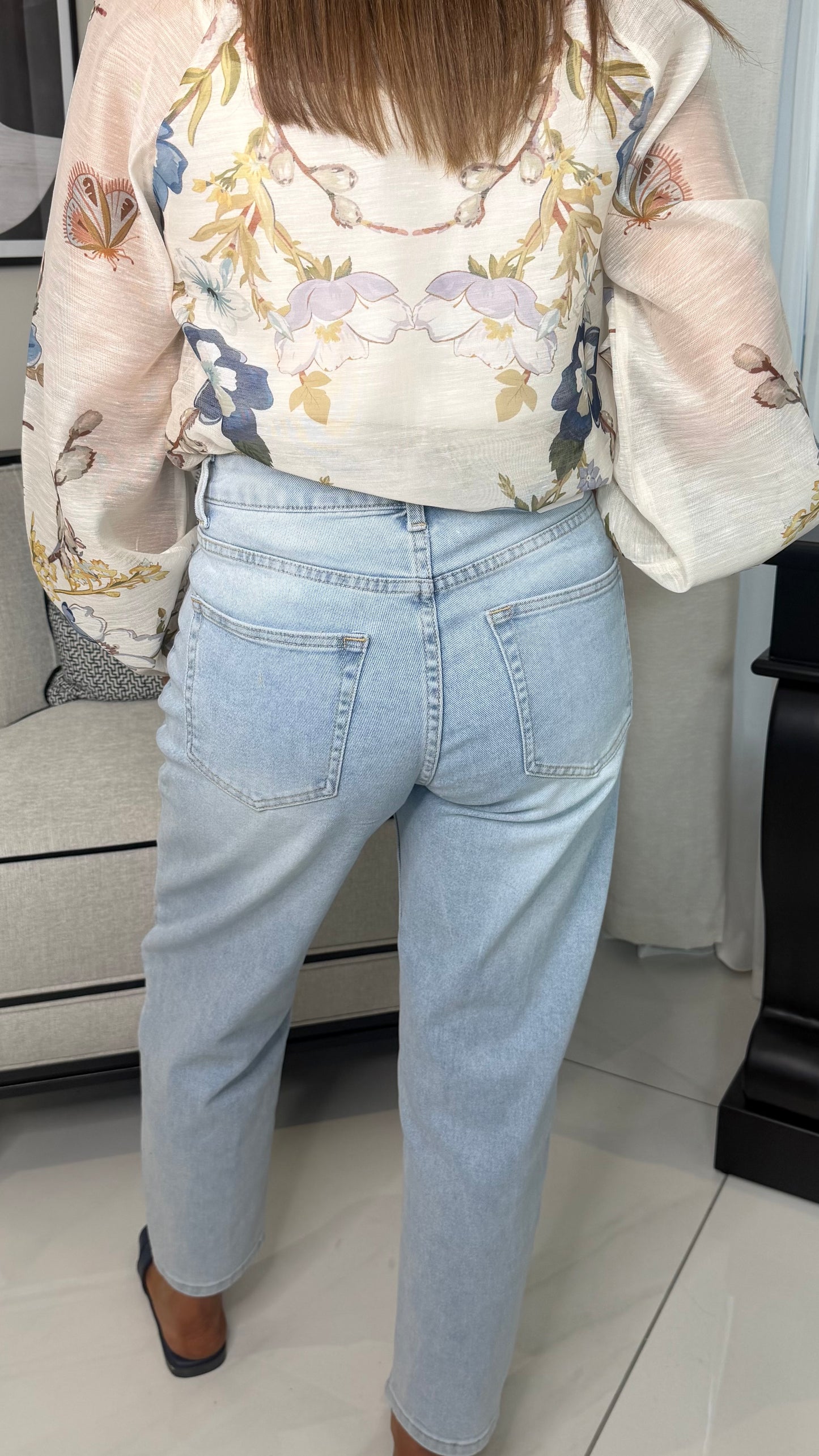 Light Wash Mom Jeans
