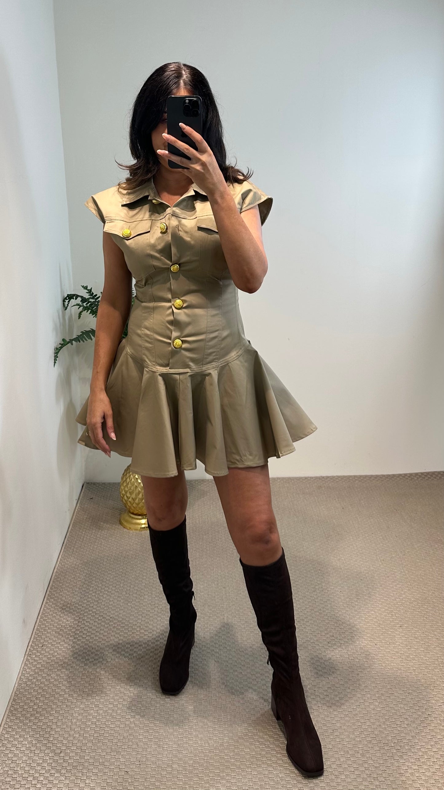 Khloe Canvas Dress