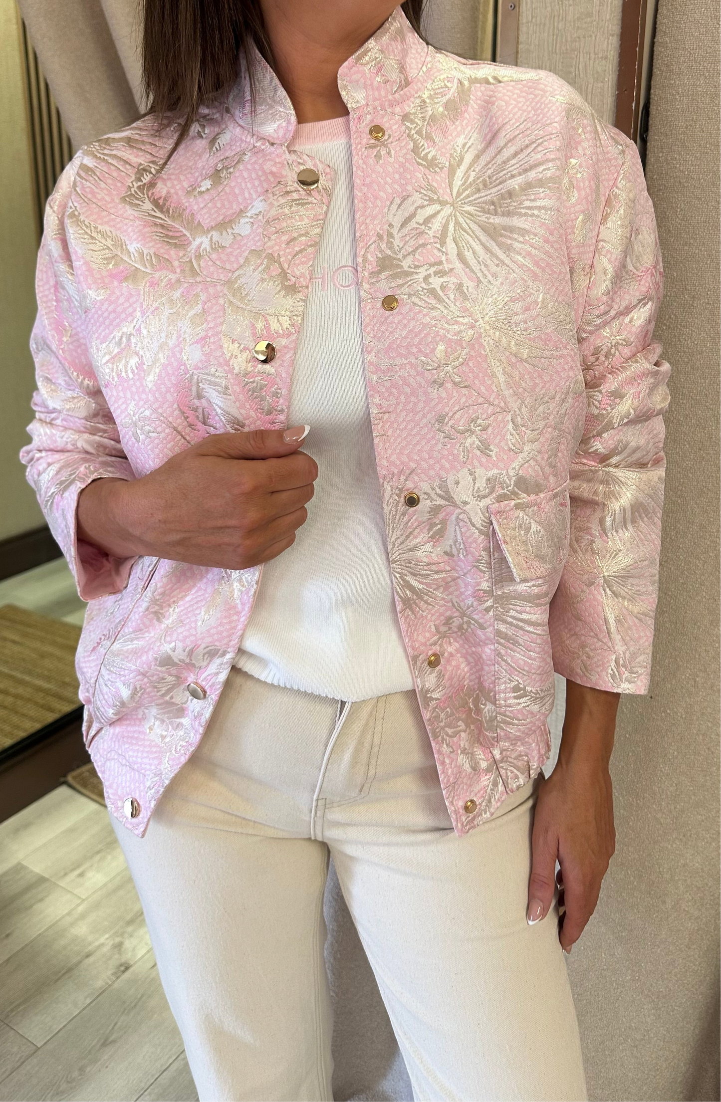 Pink Bomber Jacket