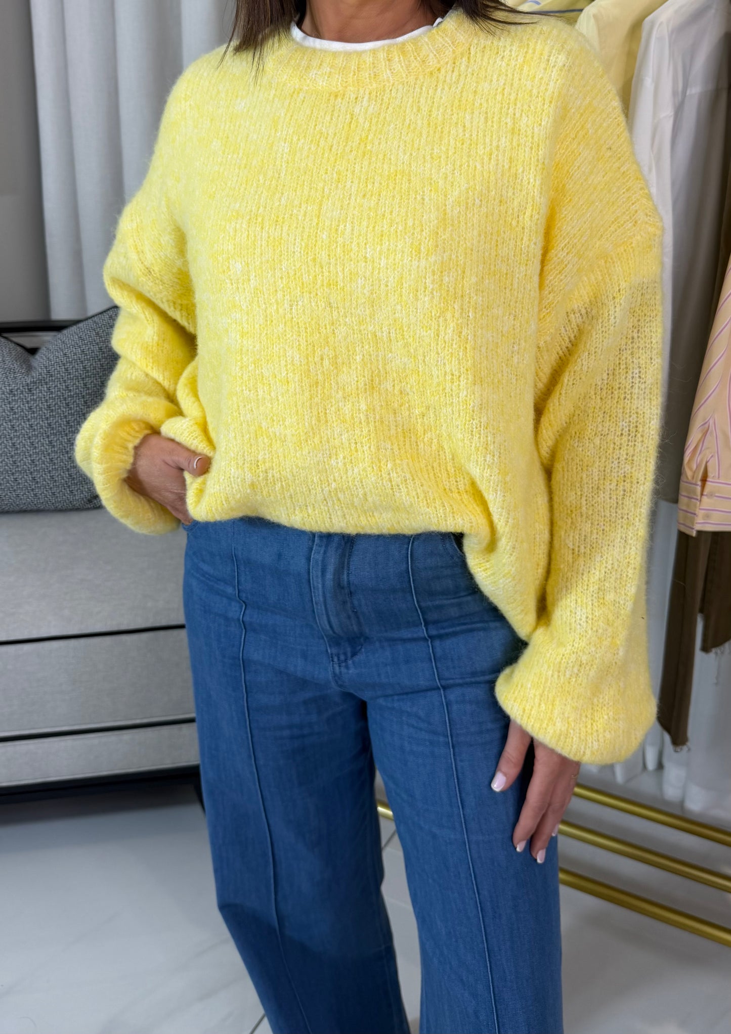 Yellow Oversized Knit