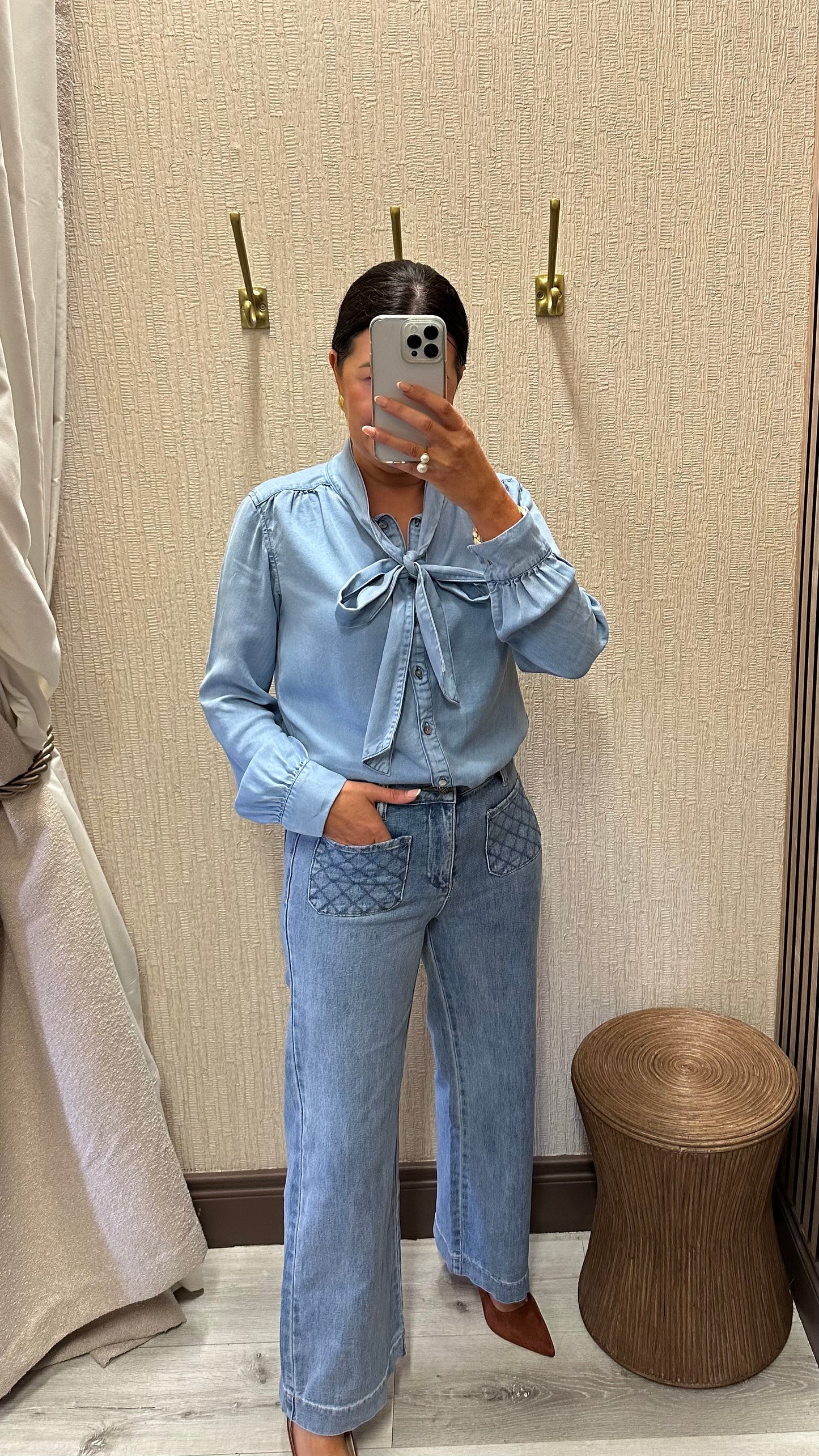 Petite Leg Front Pocket Jeans