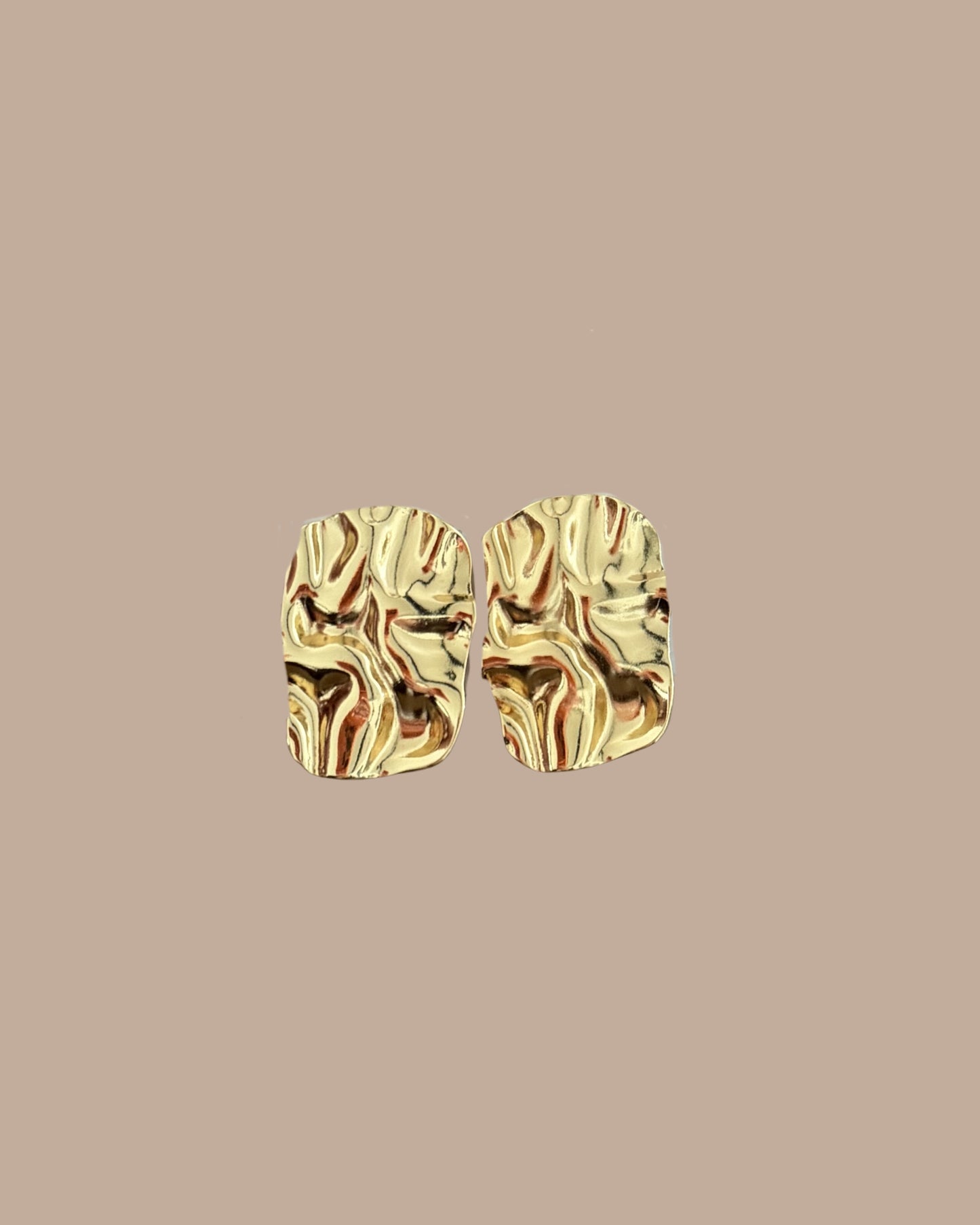 Georgia Gold Textured Earrings