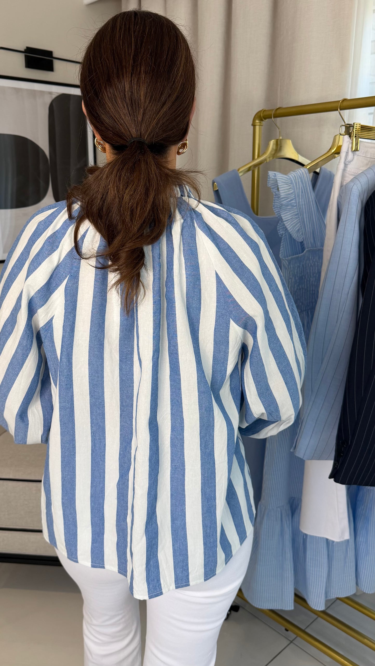 Blue Striped Shirt
