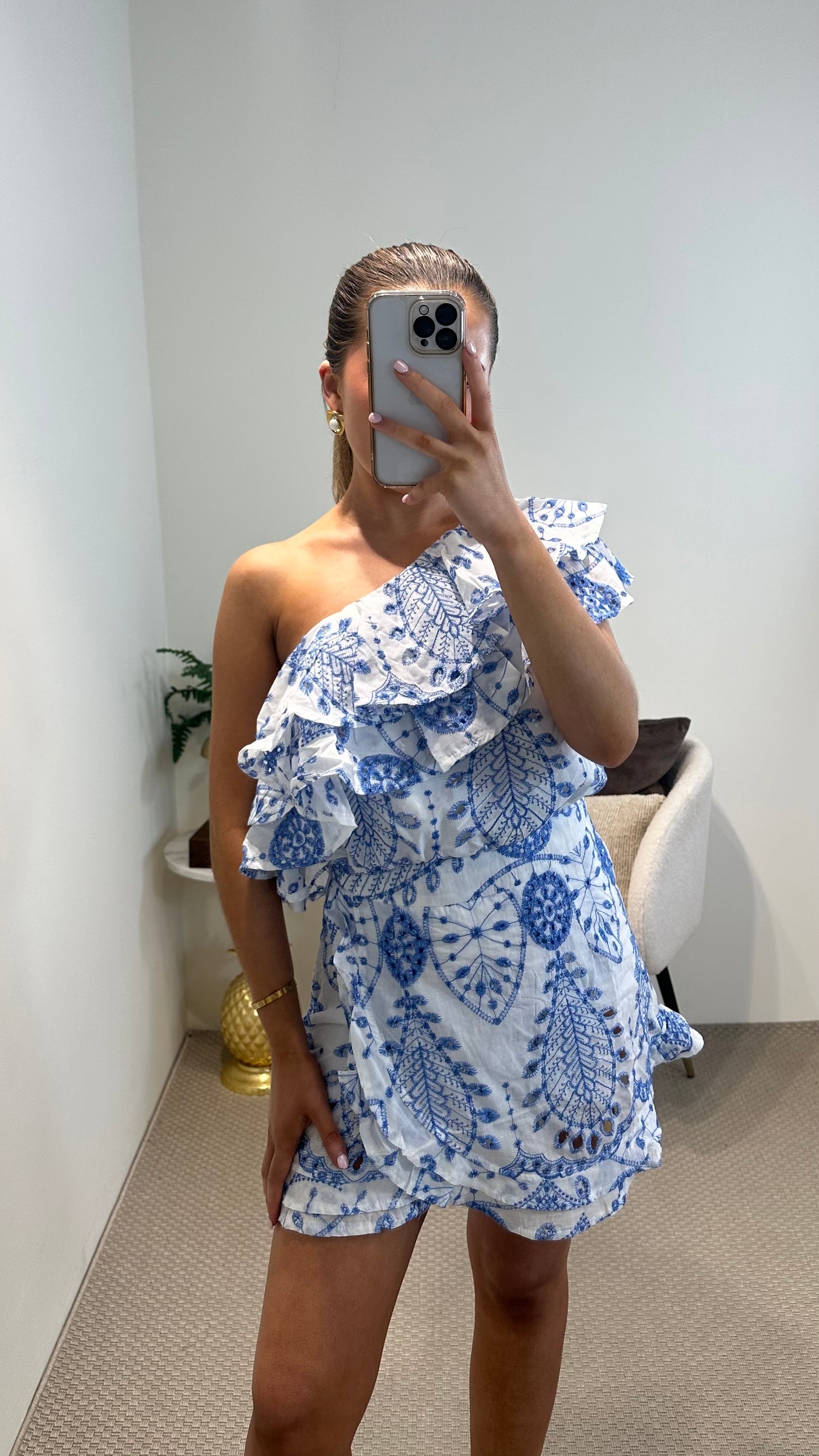Blue Crochet Co-Ord