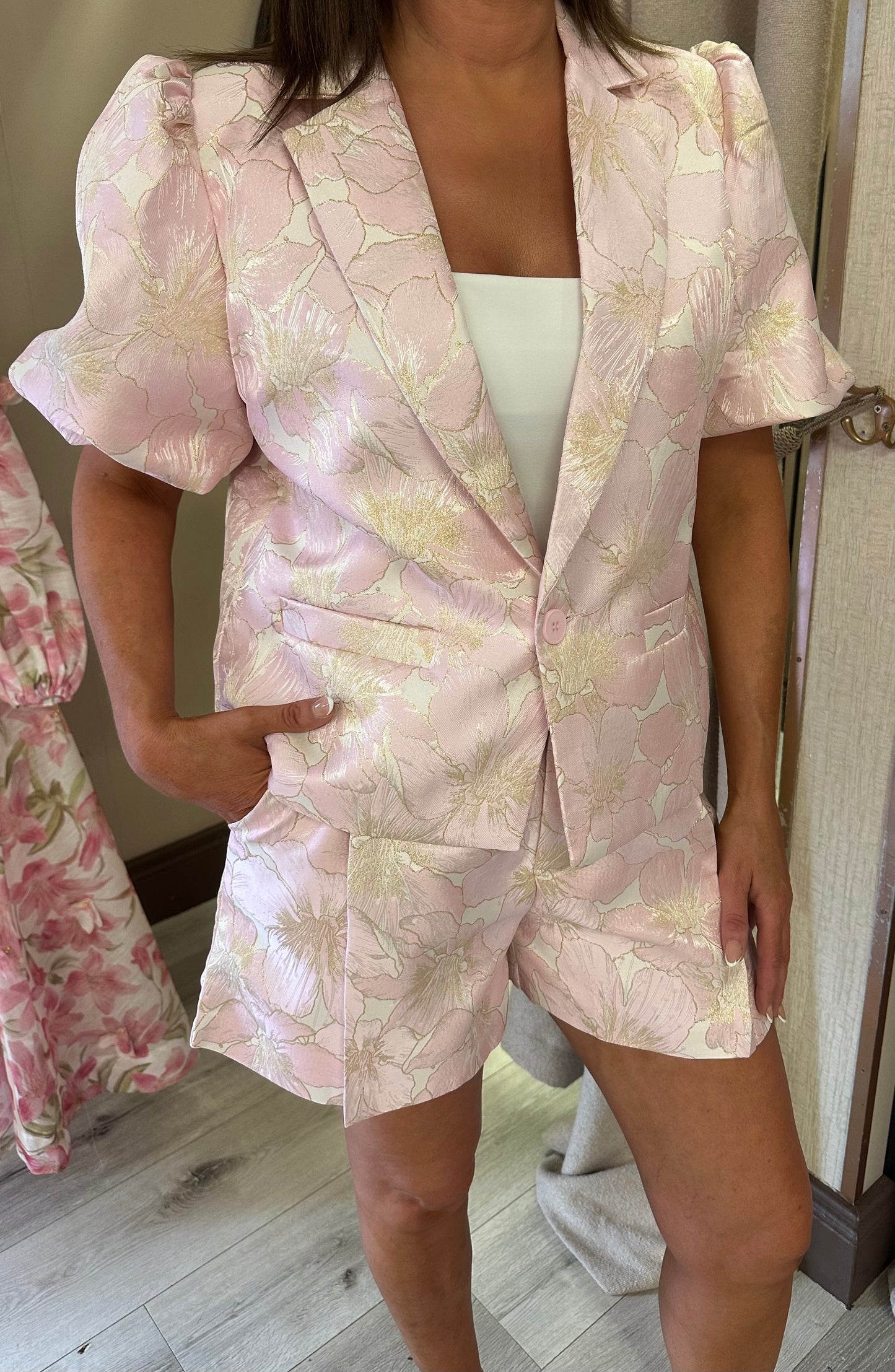 Pink Pattern Shorts