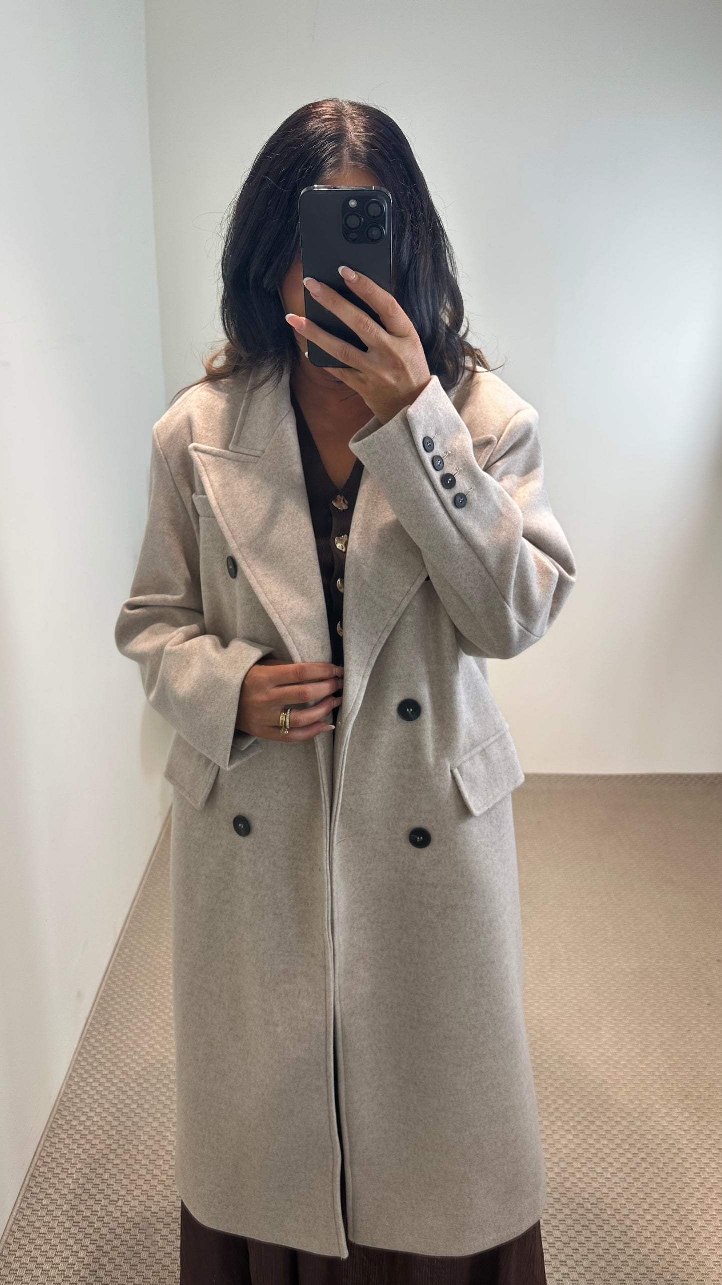 Harper Oatmeal Coat