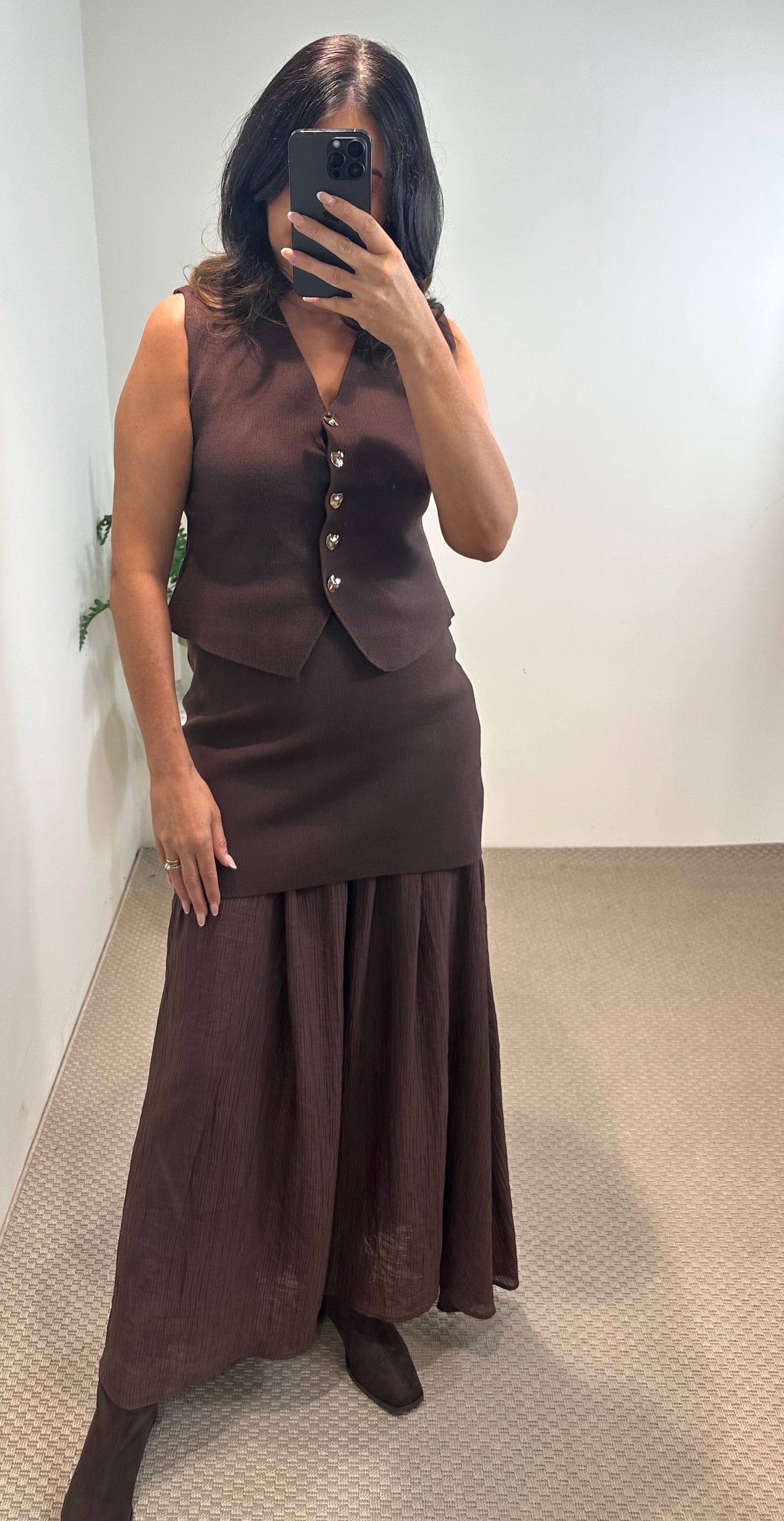 Margot Brown Waistcoat