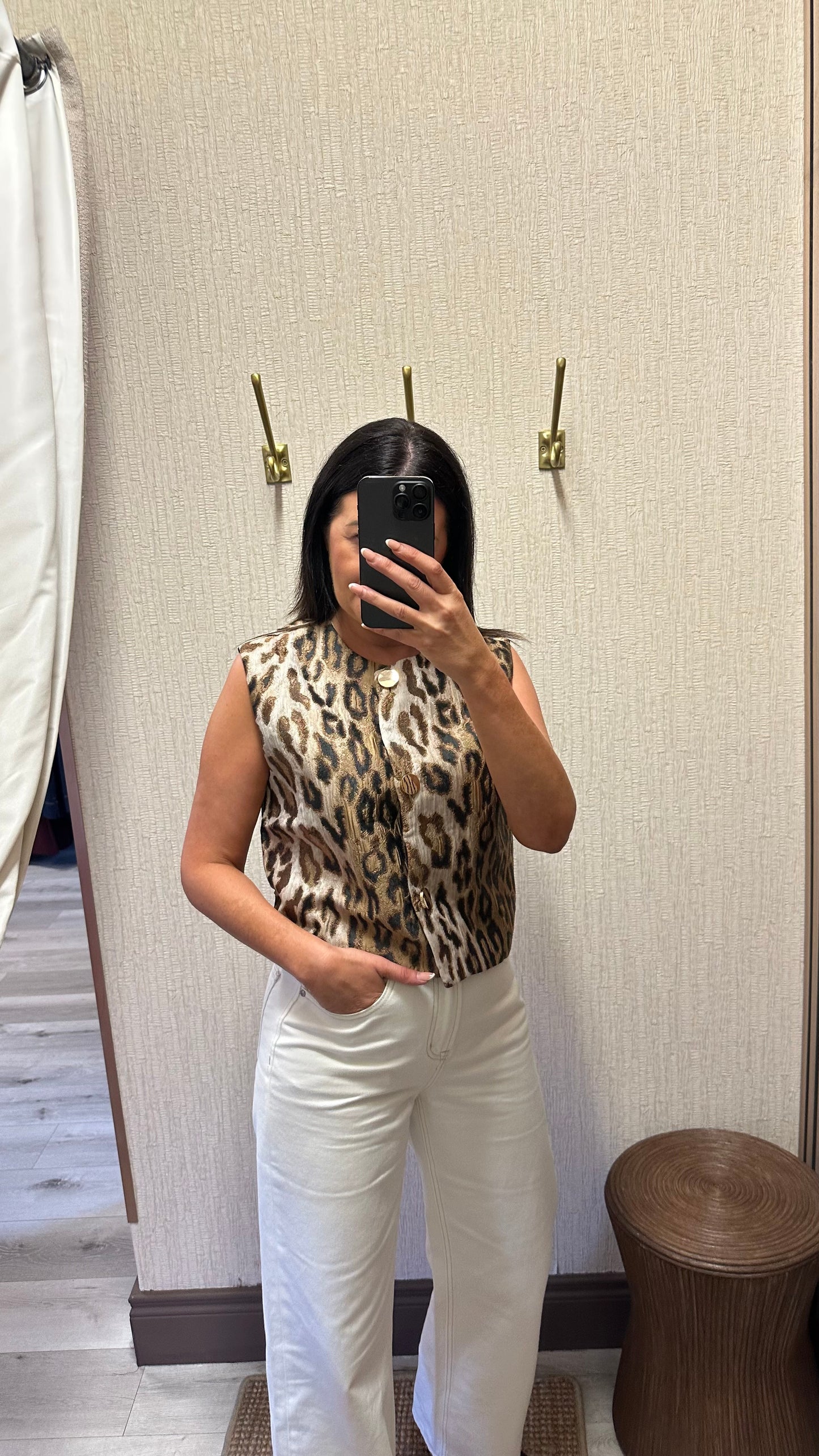 Leopard Golden Waistcoat