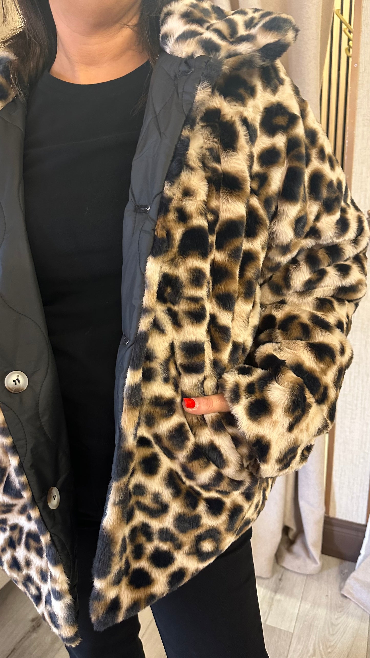Day2Night Reversible Leopard Jacket