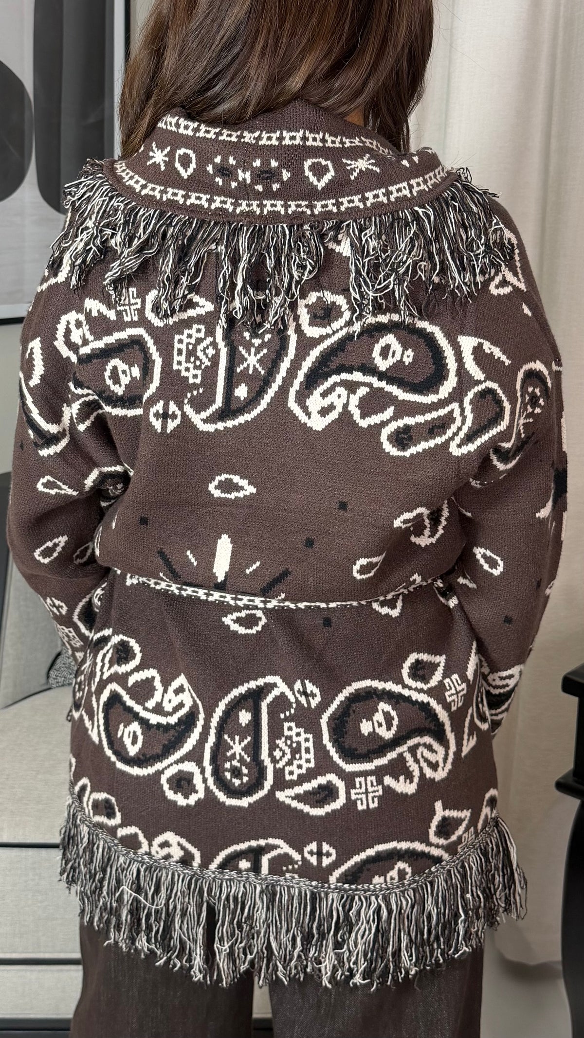 Boho Paisley Cardigan