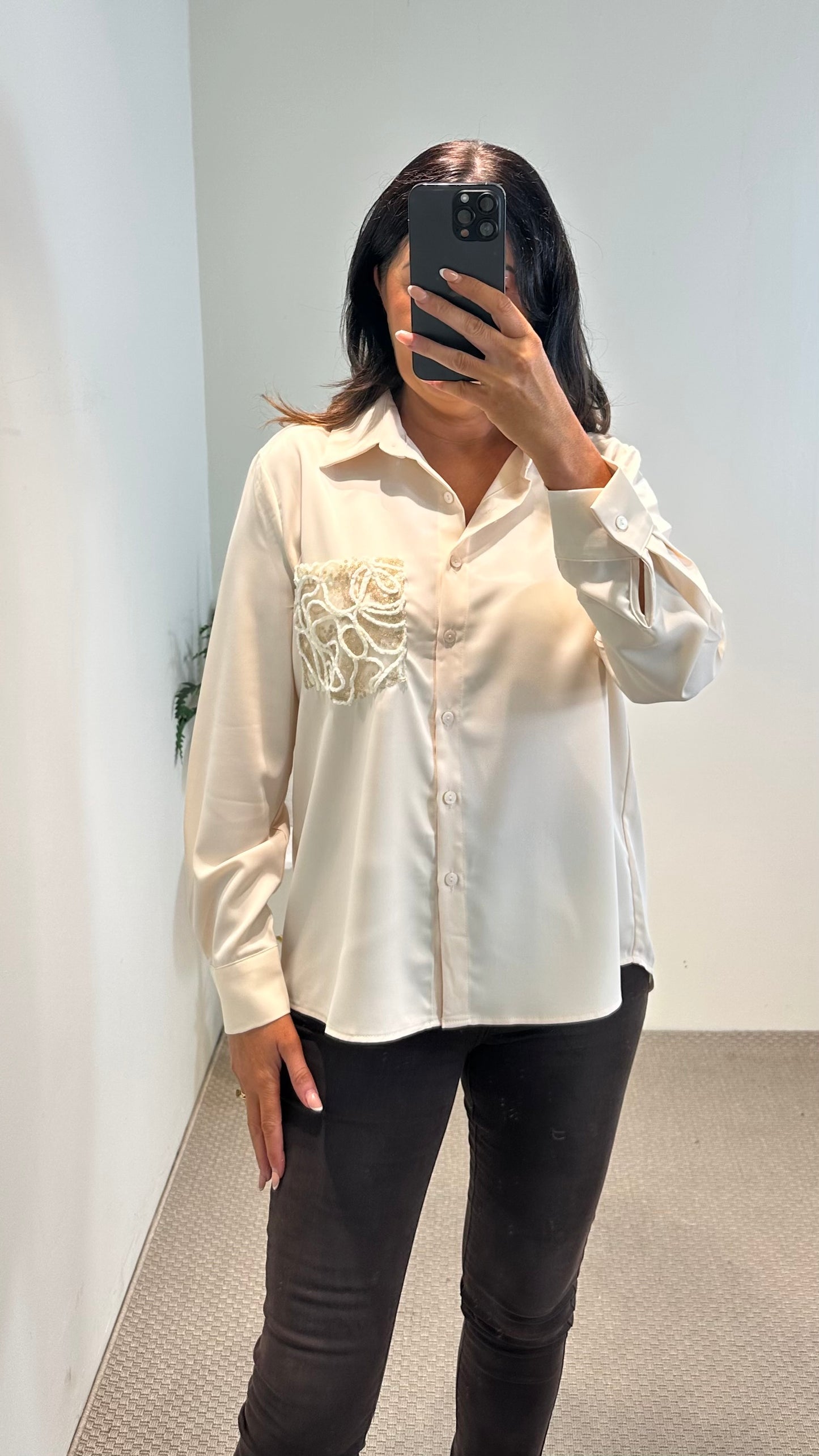 Yvette Cream Shirt