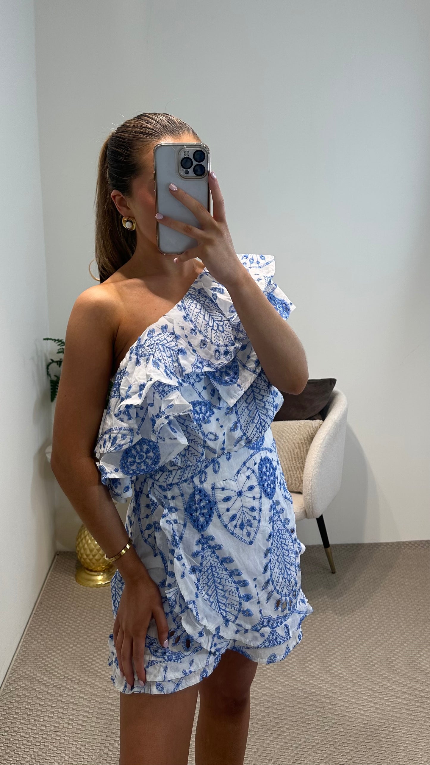 Blue Crochet Co-Ord