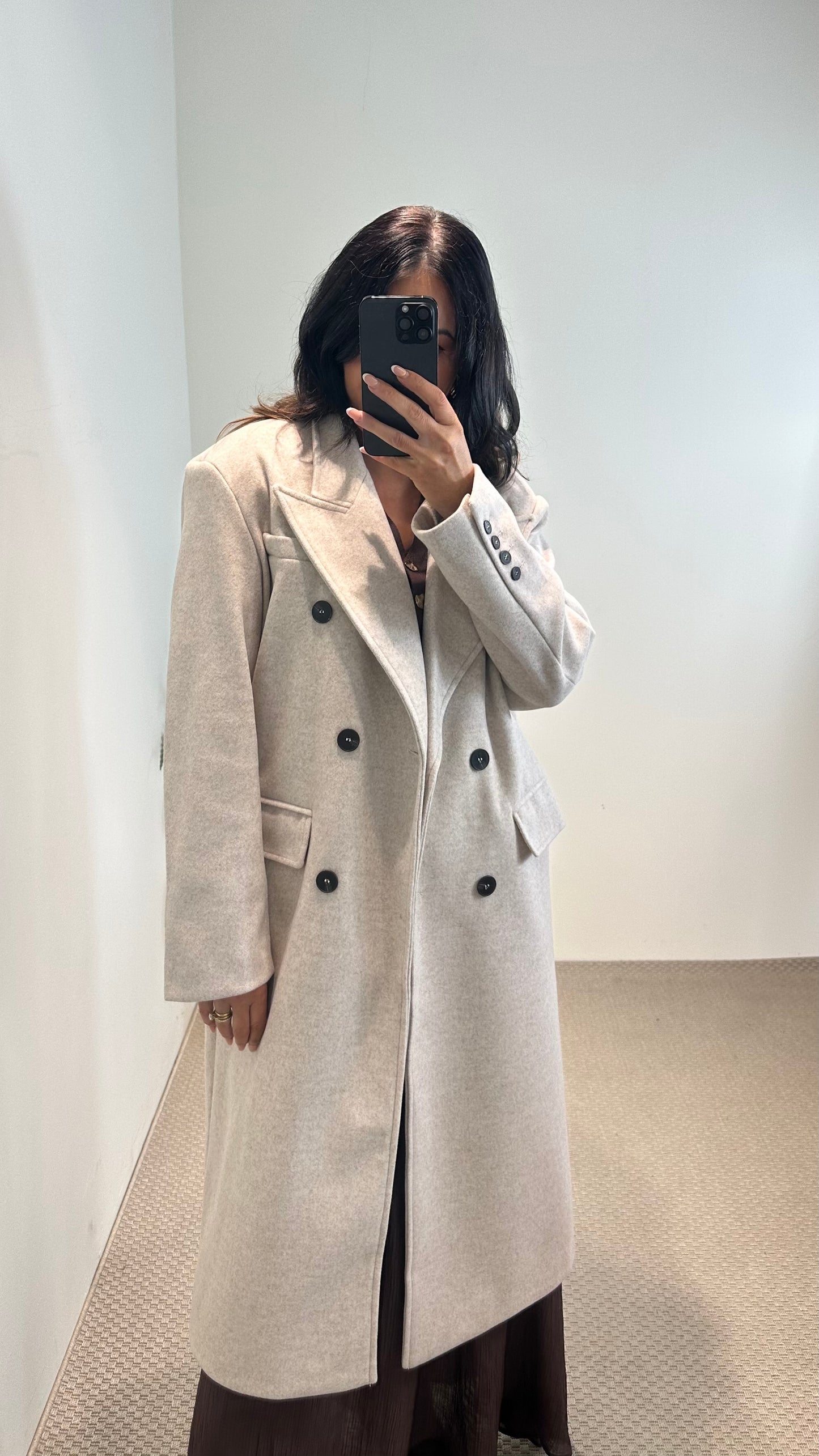 Harper Oatmeal Coat