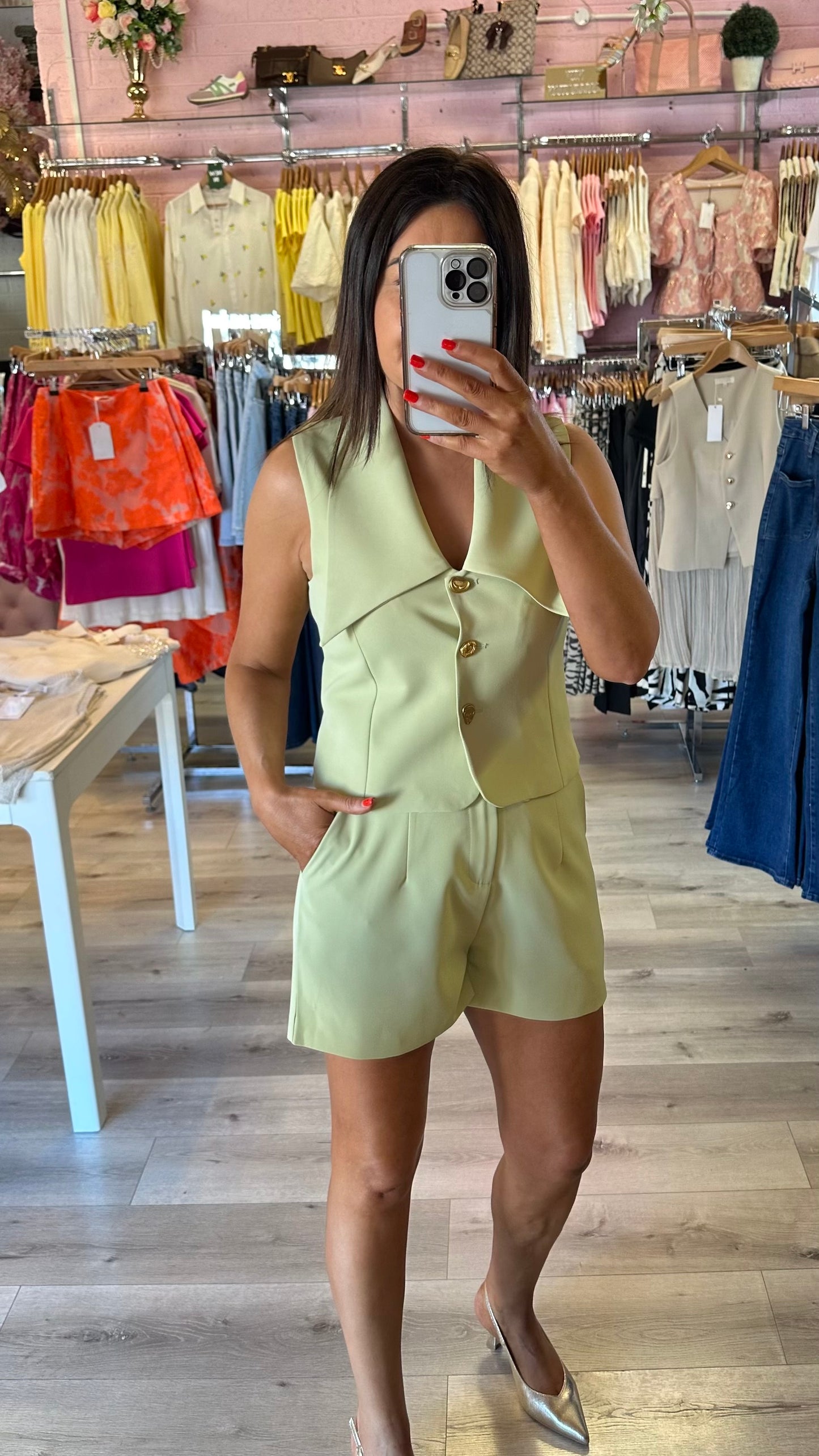 Lime Green Waistcoat