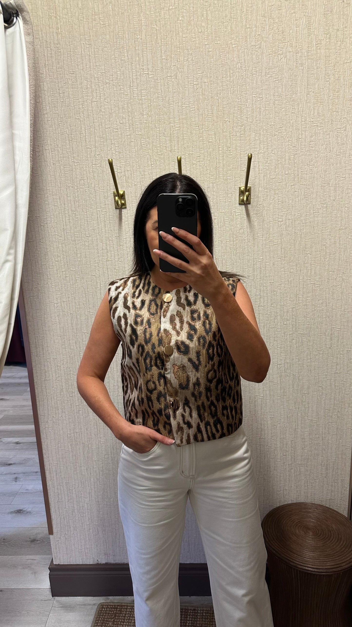 Leopard Golden Waistcoat