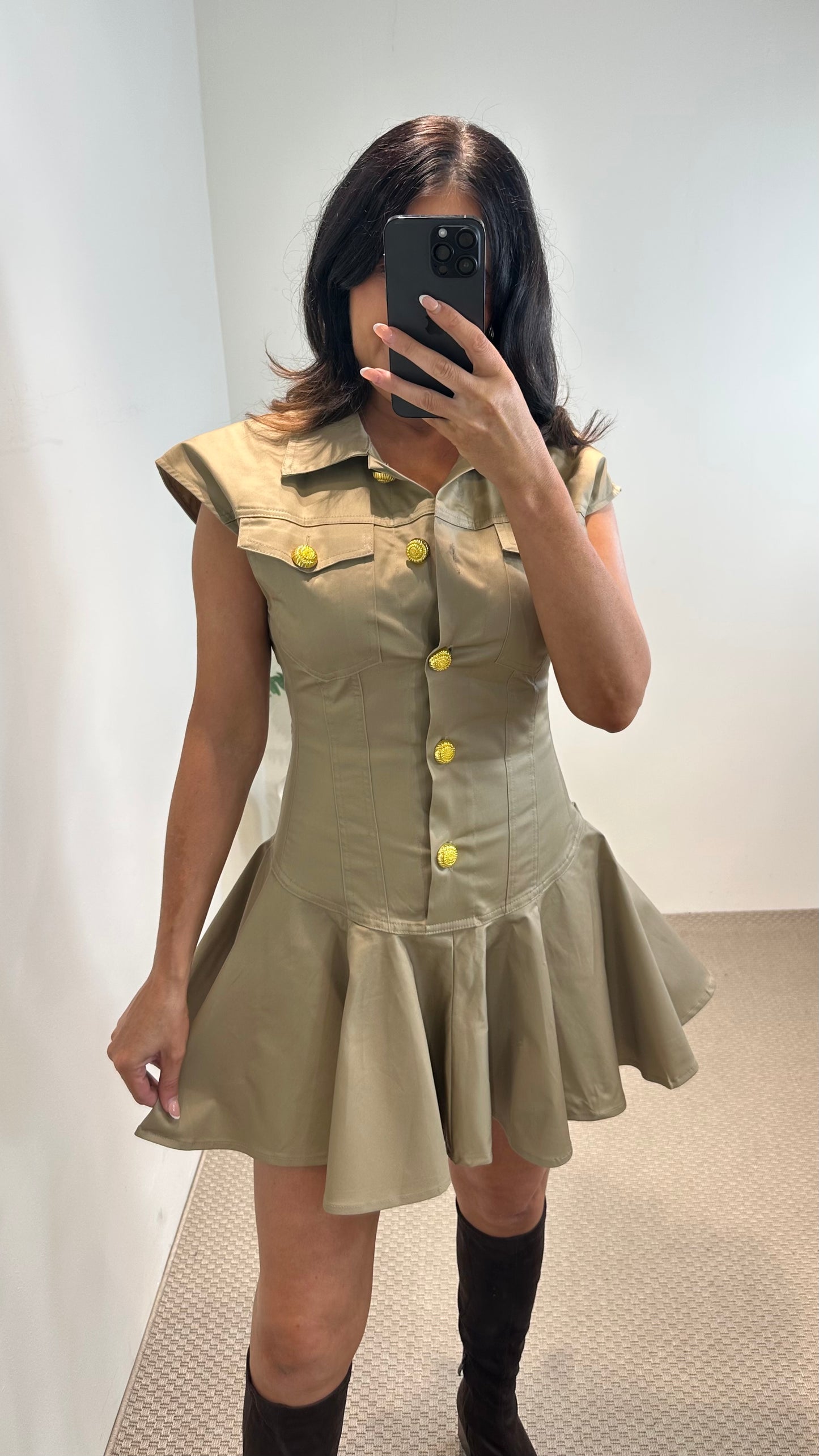 Khloe Canvas Dress