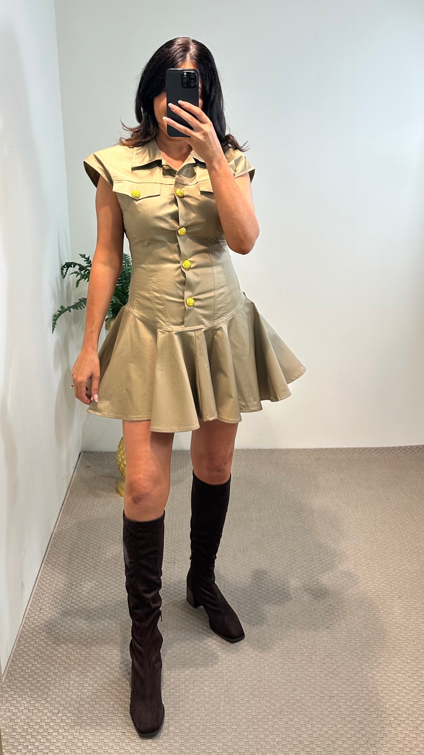 Khloe Canvas Dress