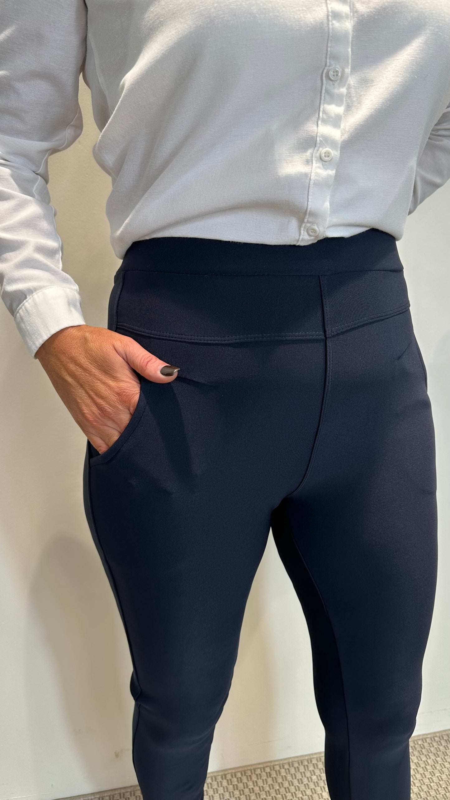 Navy Soft Leggings