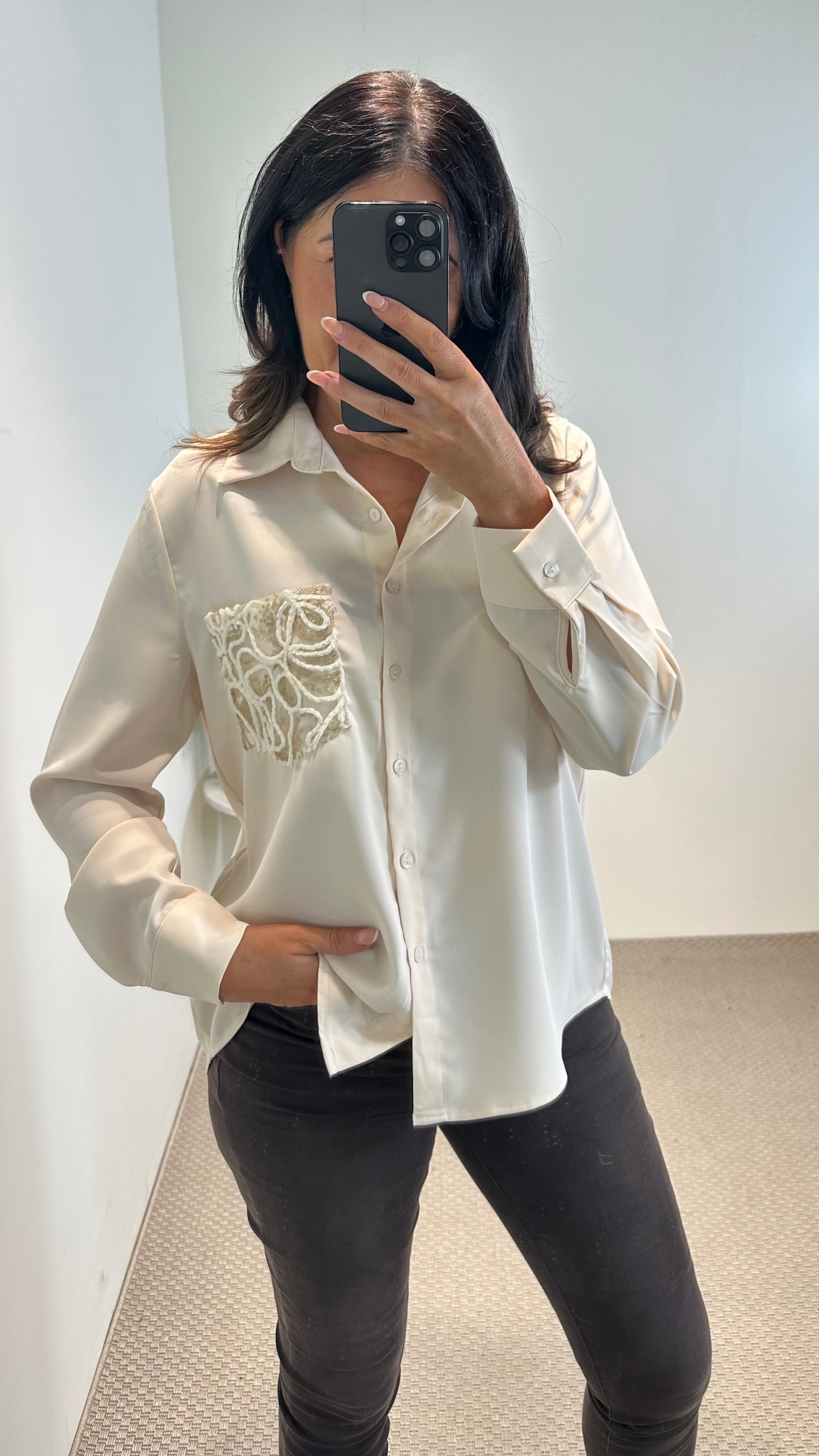 Yvette Cream Shirt