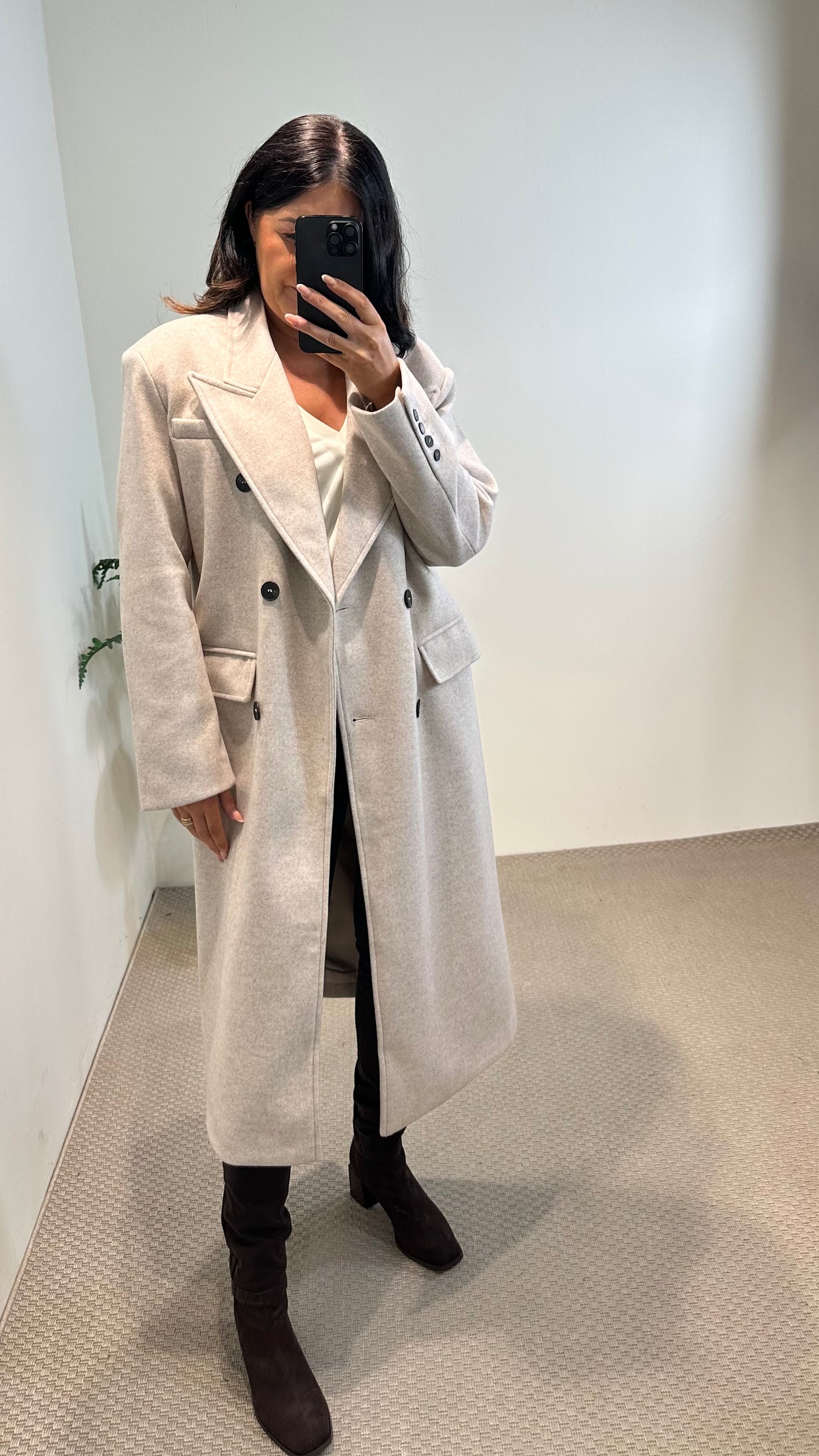Harper Oatmeal Coat