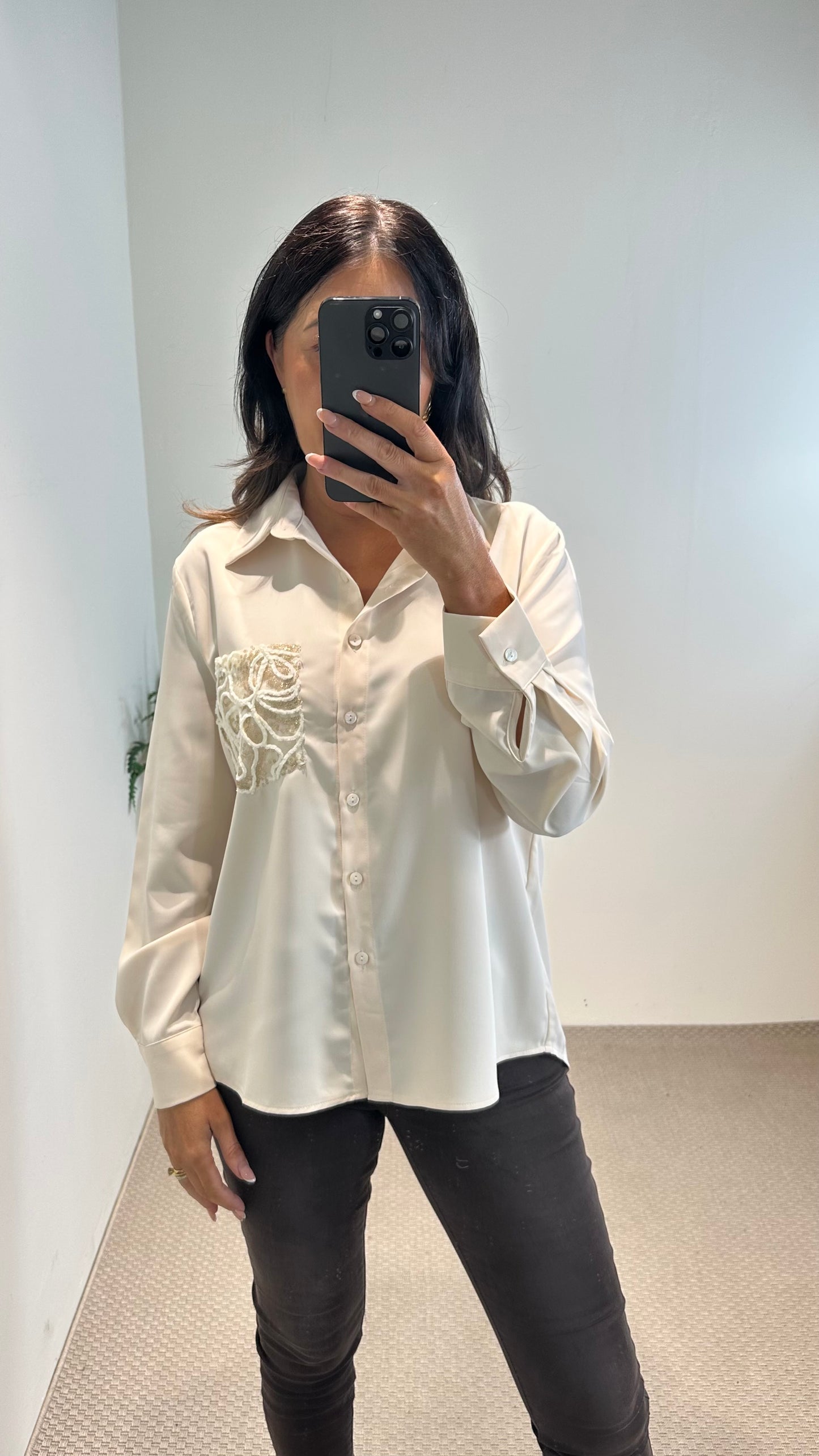 Yvette Cream Shirt