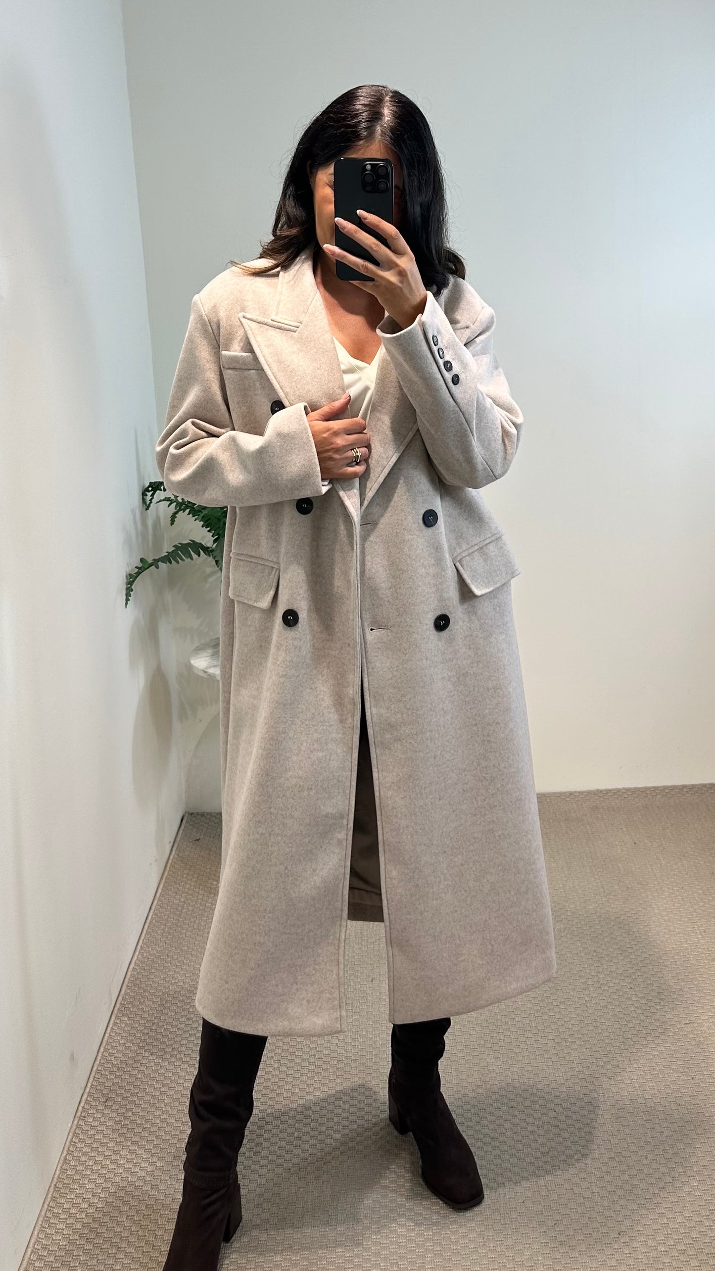 Harper Oatmeal Coat