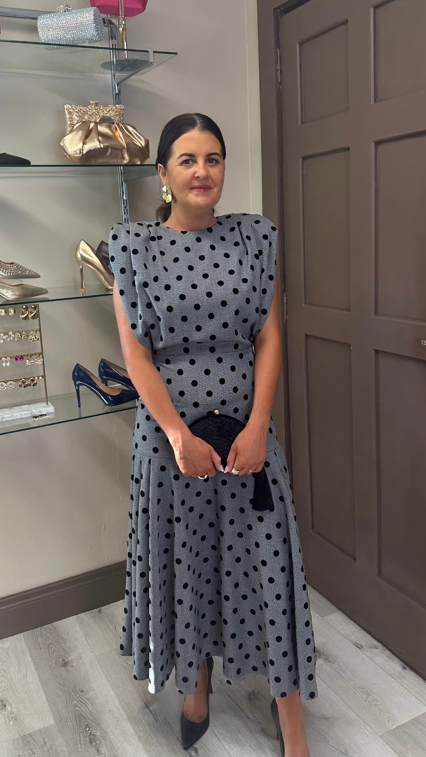 Valentina Polka Dot Dress
