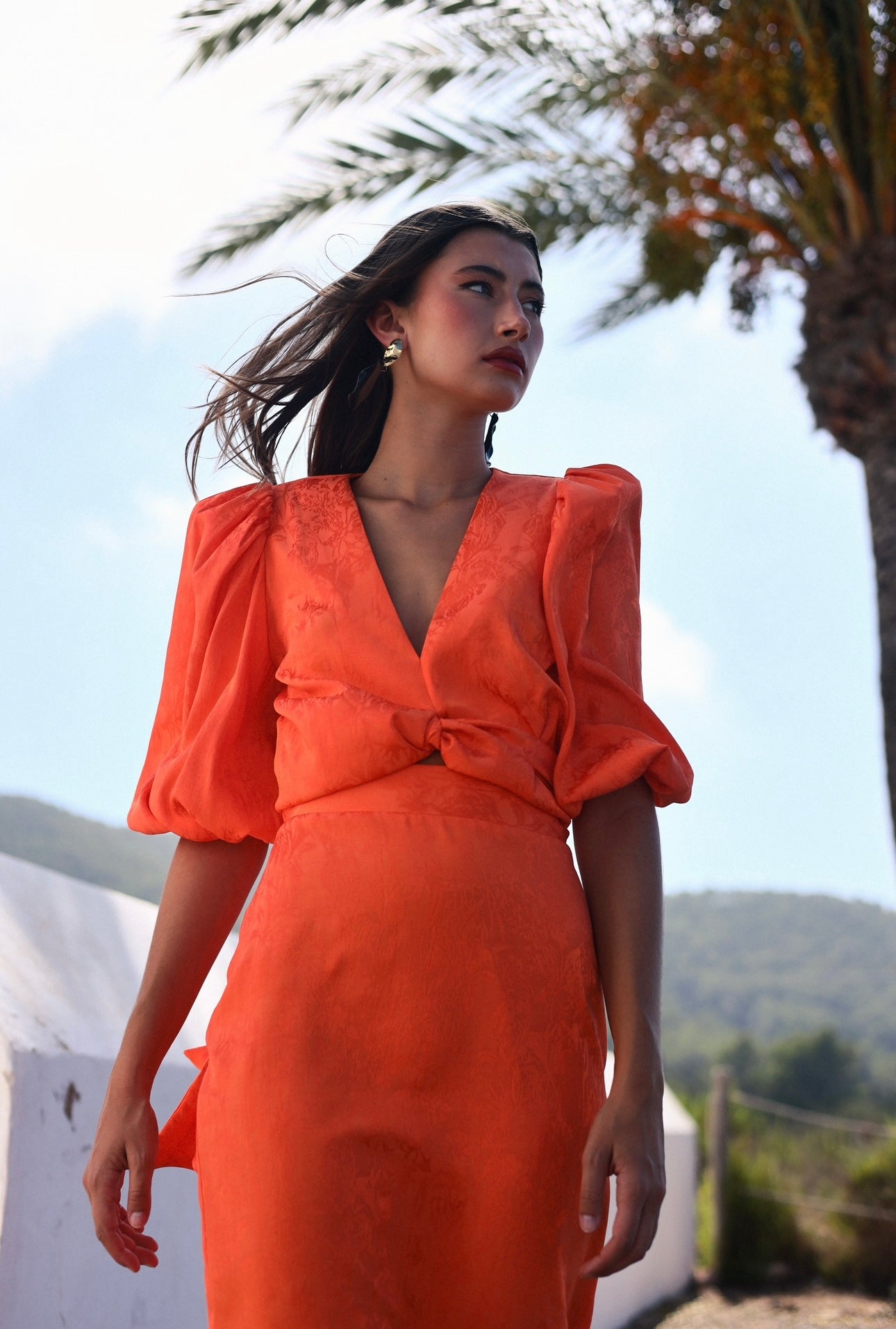 Cruz Orange Co-ord Skirt and Top