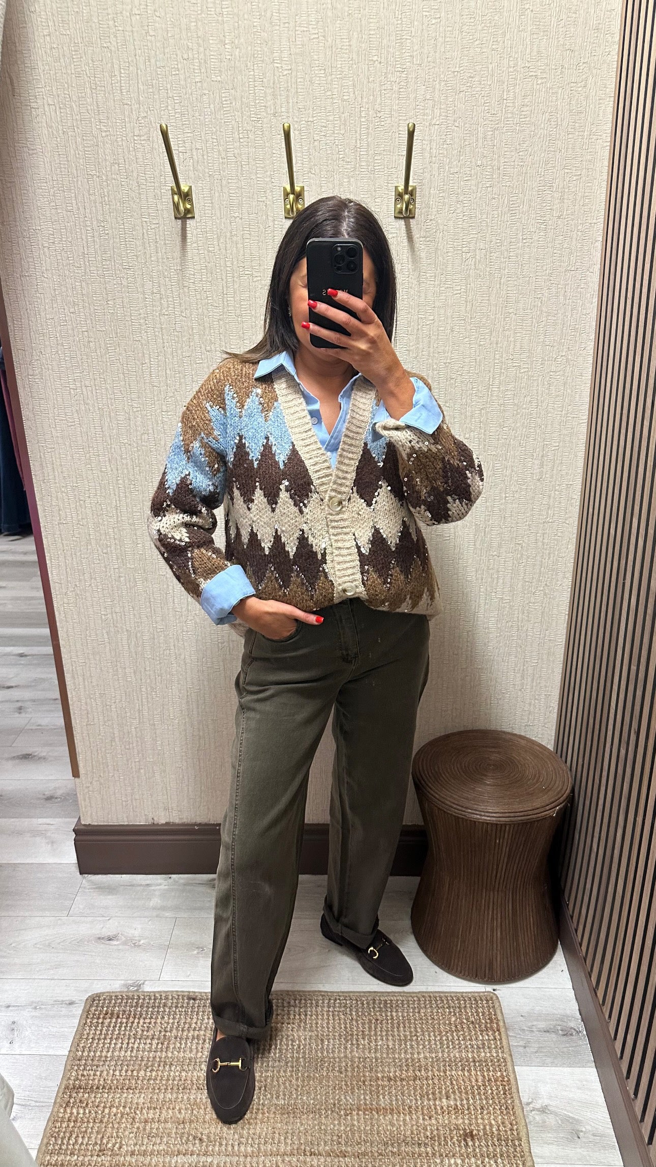 Multi Colour Sequin Cardigan