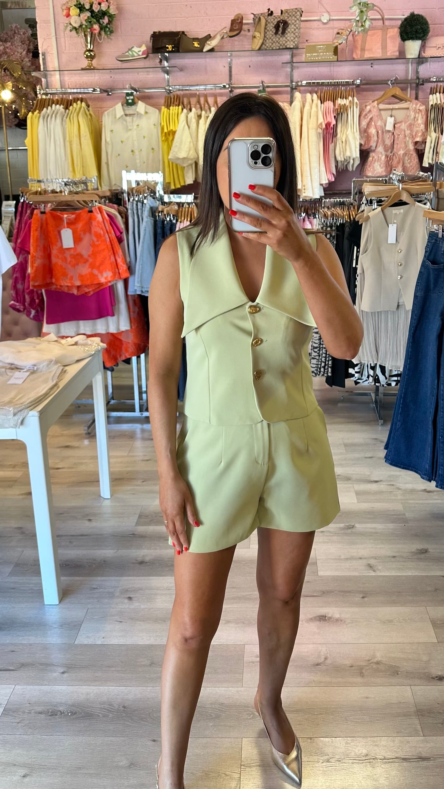 Lime Green Waistcoat