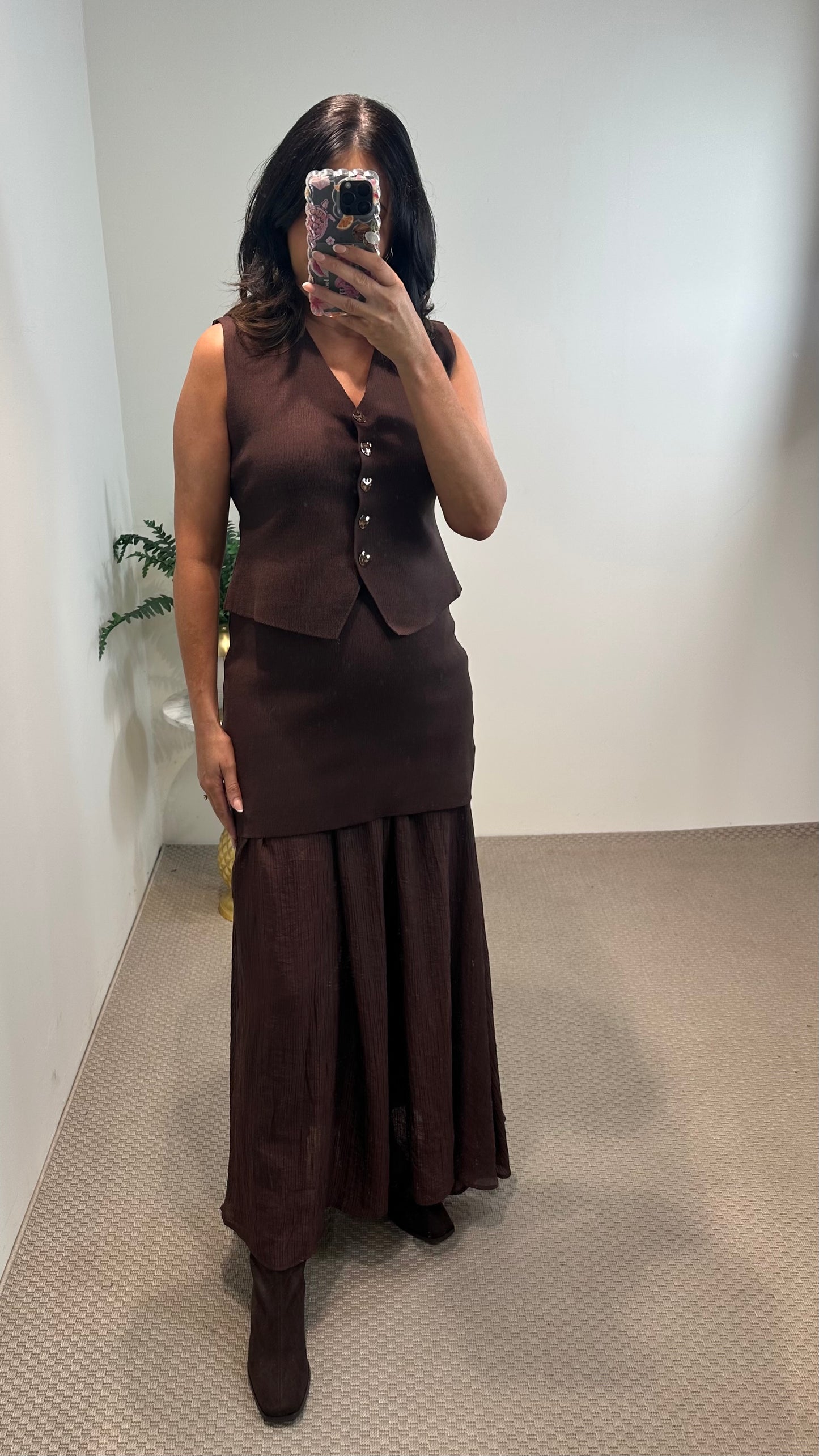 Margot Brown Waistcoat
