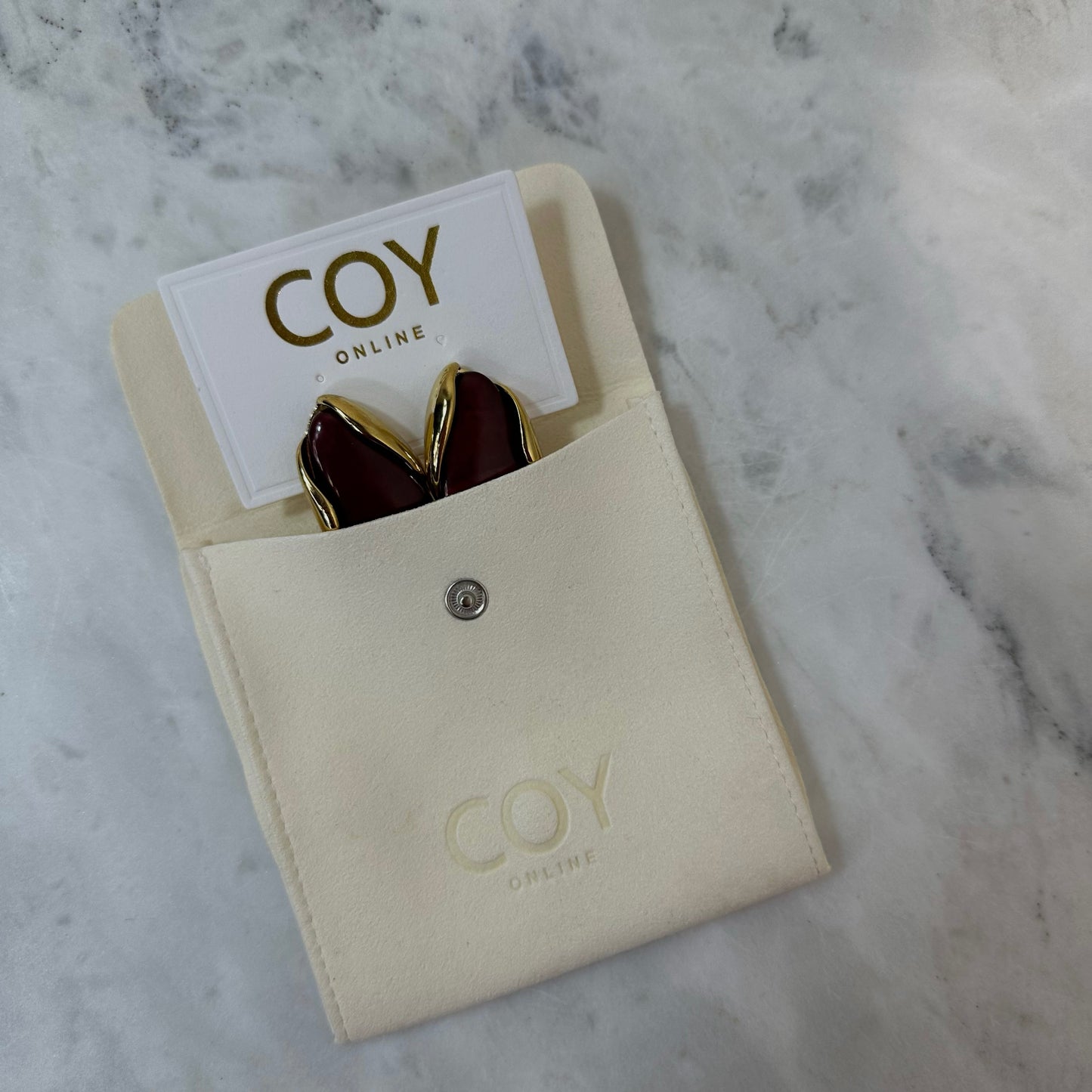 Amara-Black & Gold Earrings