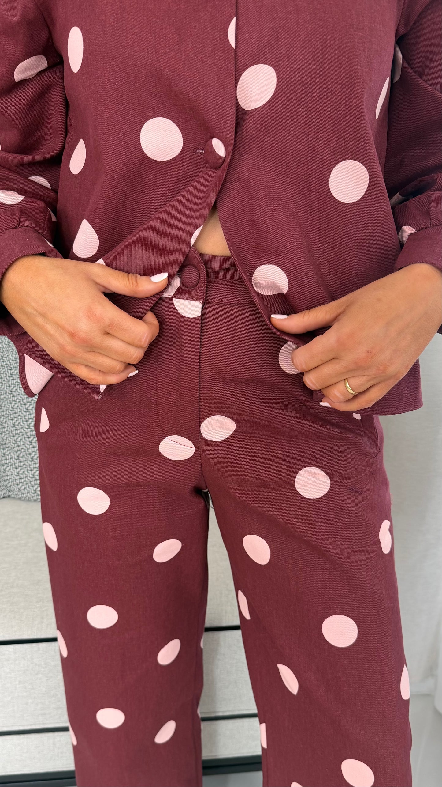Rachel Polka Dot Trousers