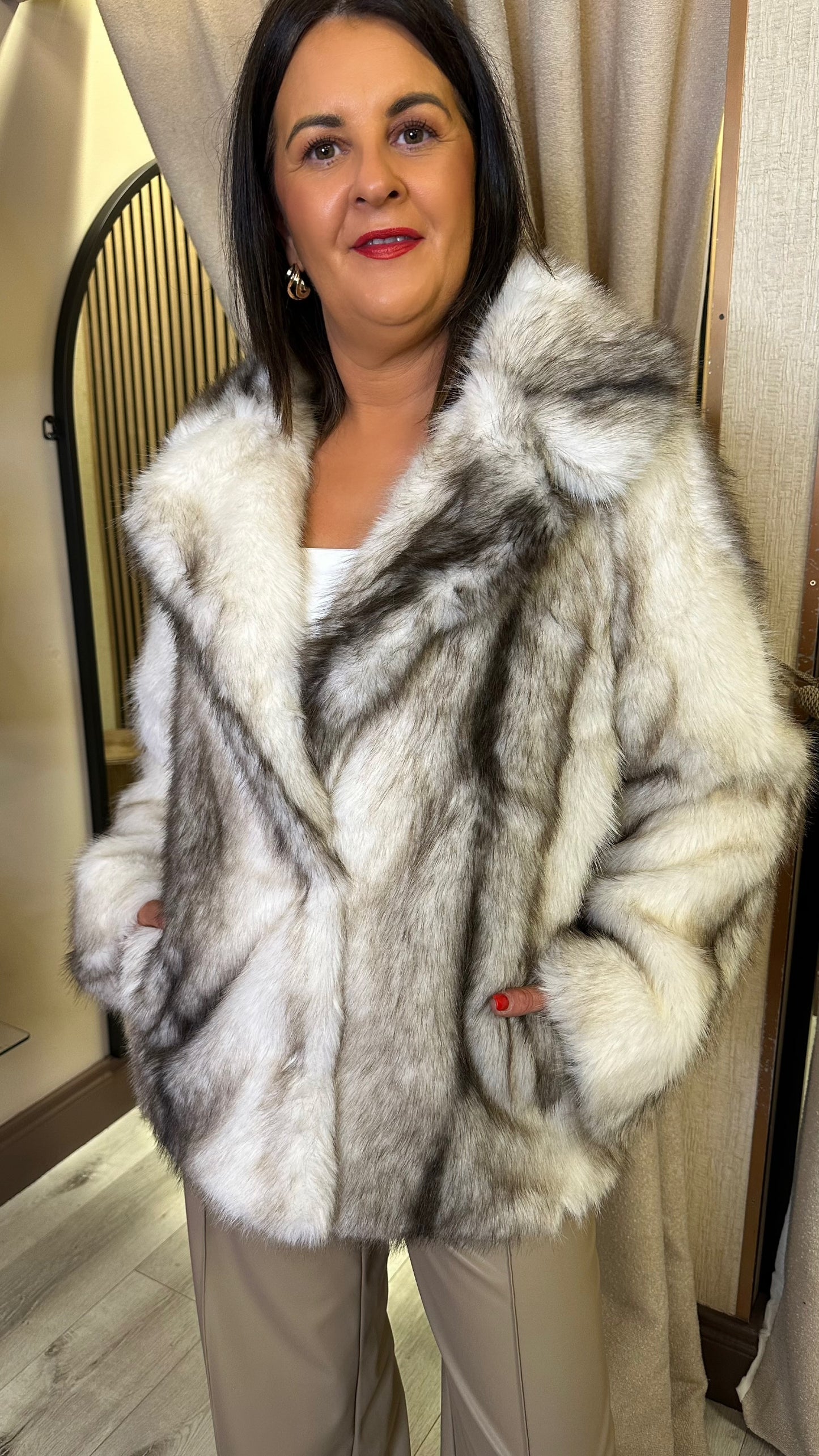 The Audrey Faux Fur Coat