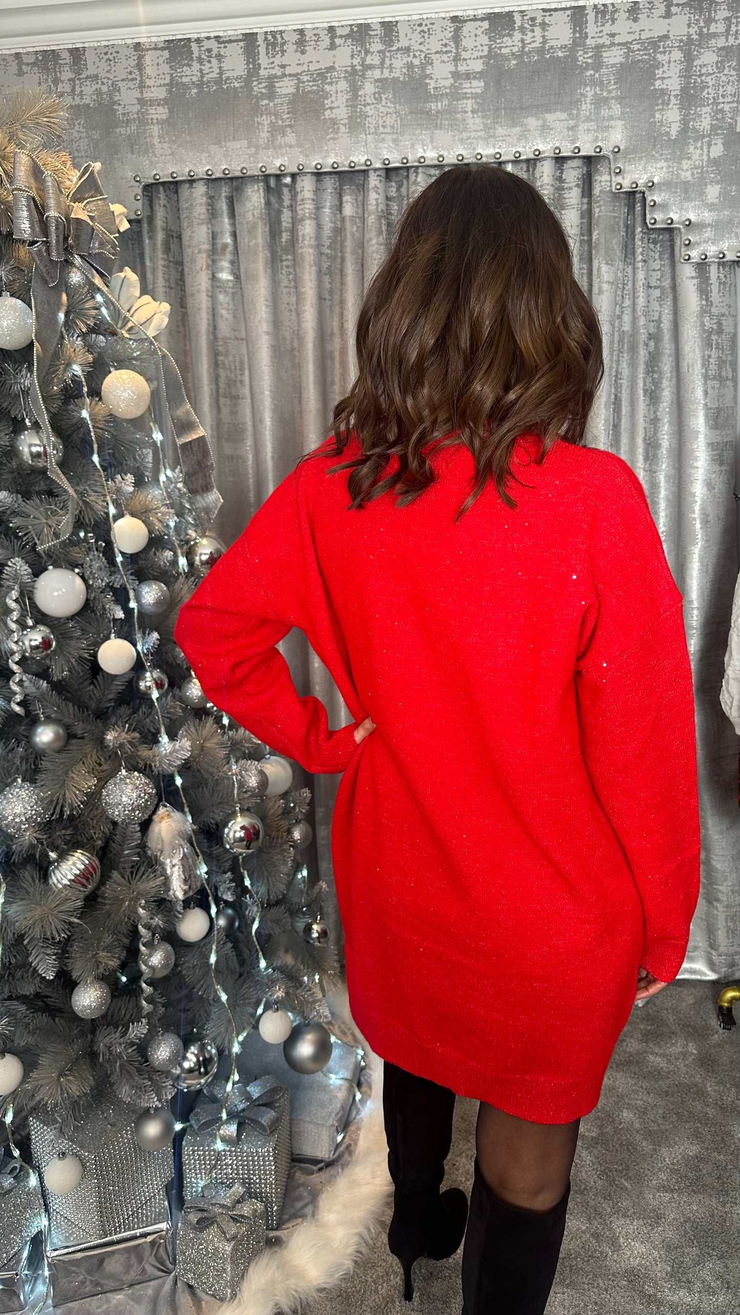 Red Jumper Dress