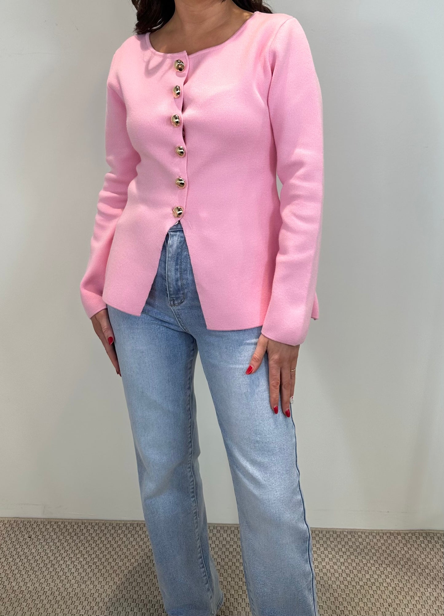 Baby Pink Cardigan