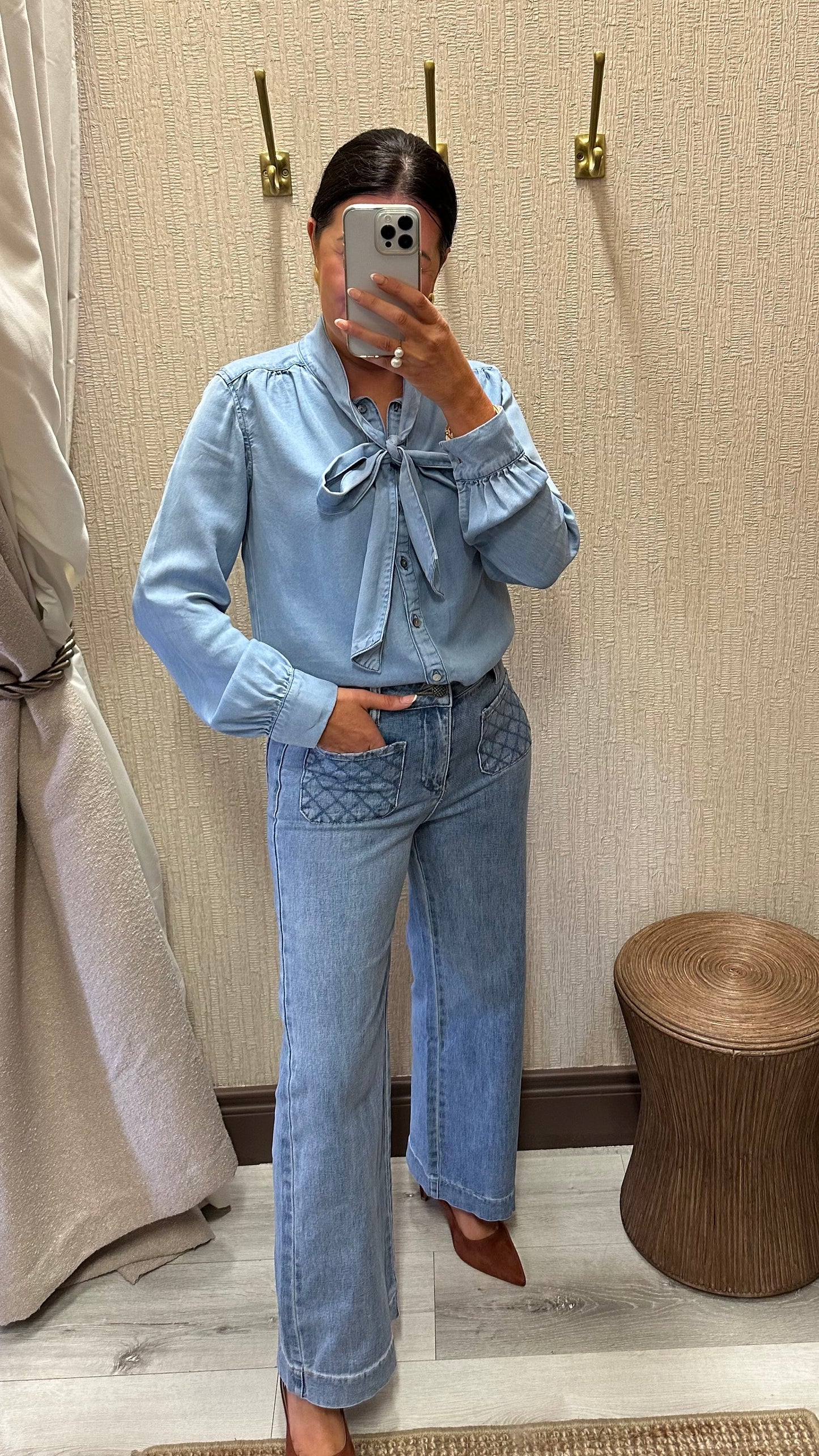 Petite Leg Front Pocket Jeans