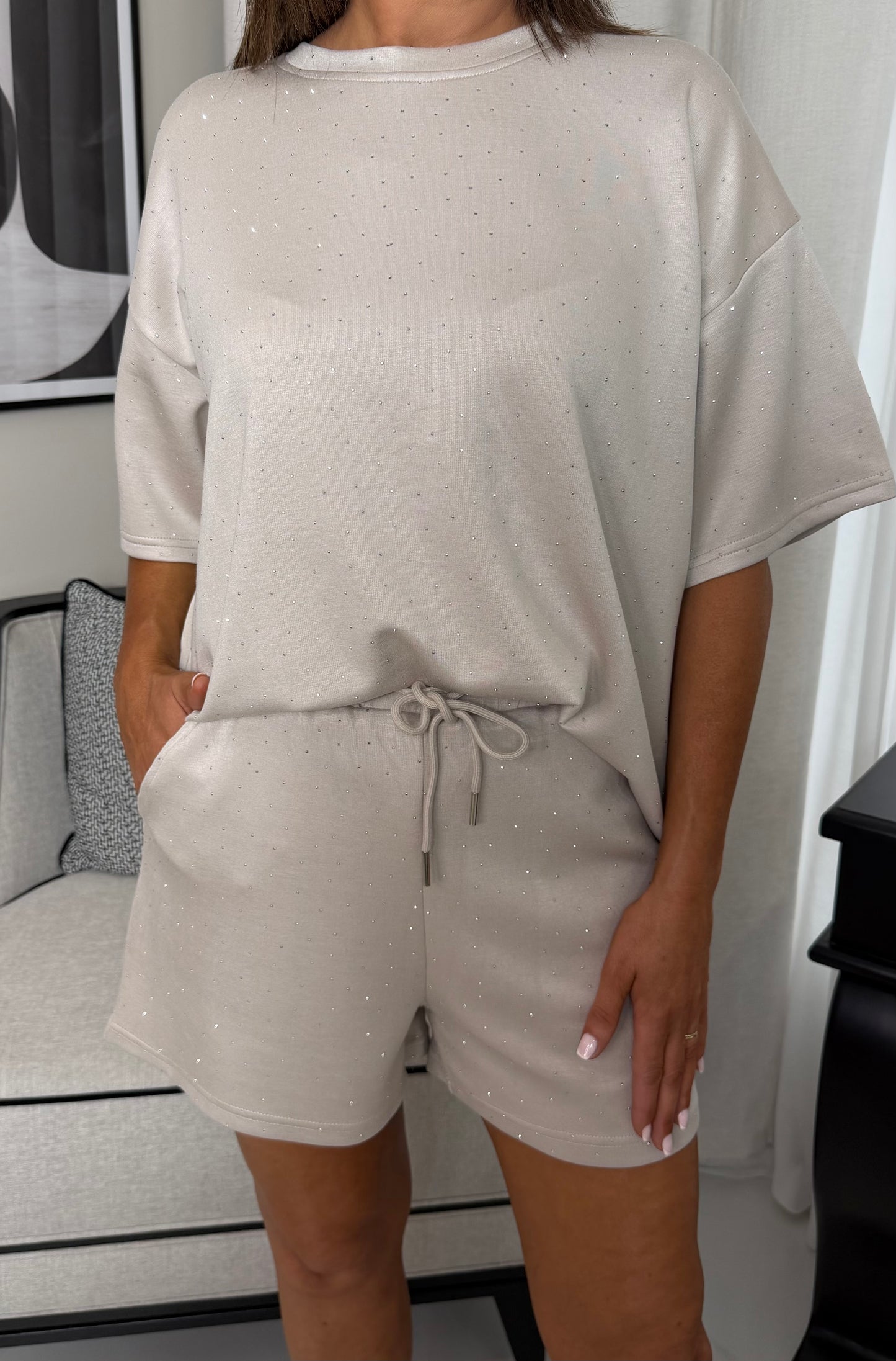 Luxe Diamanté Lounge Set
