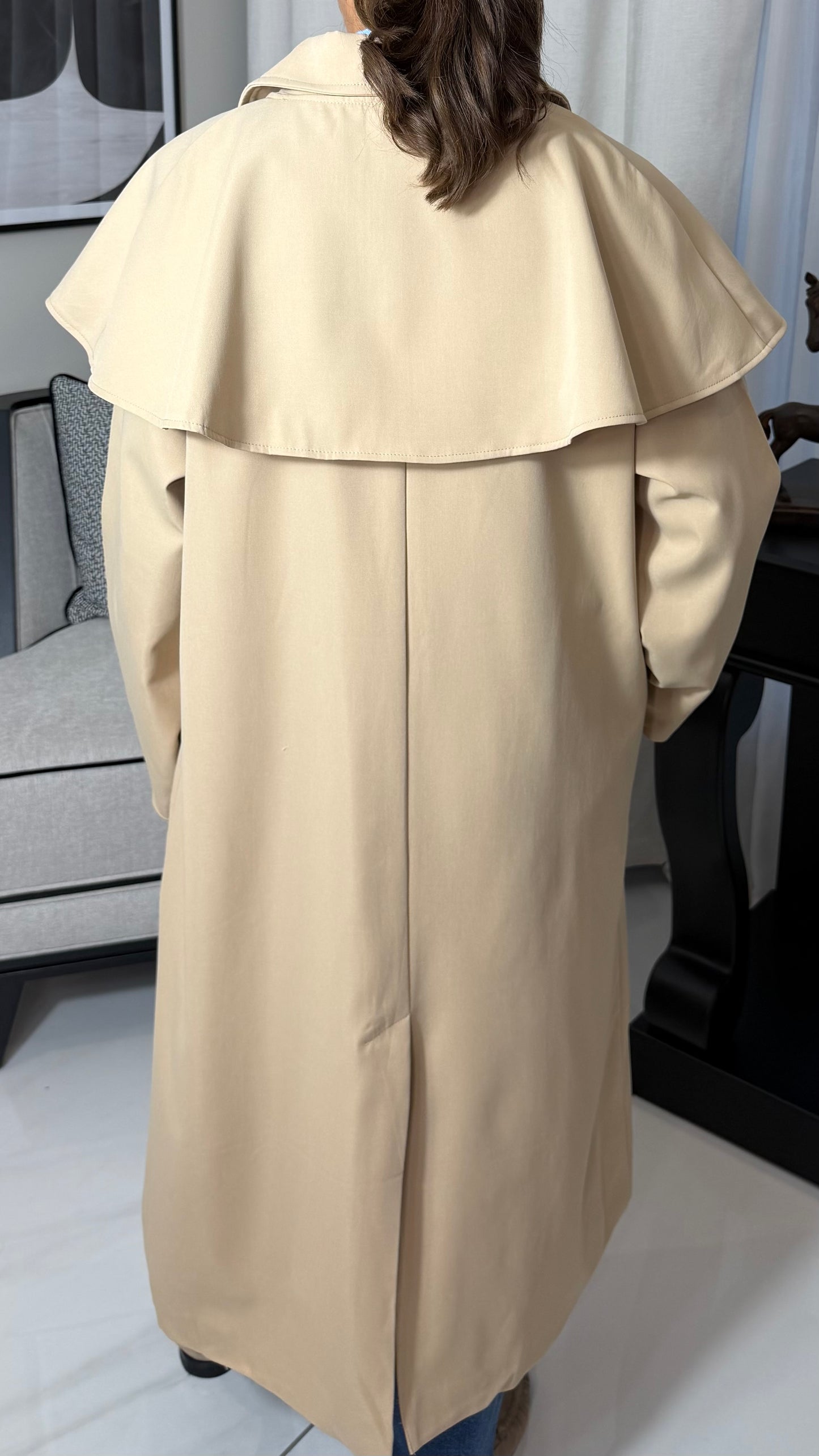The Layla Oversized Long Trench