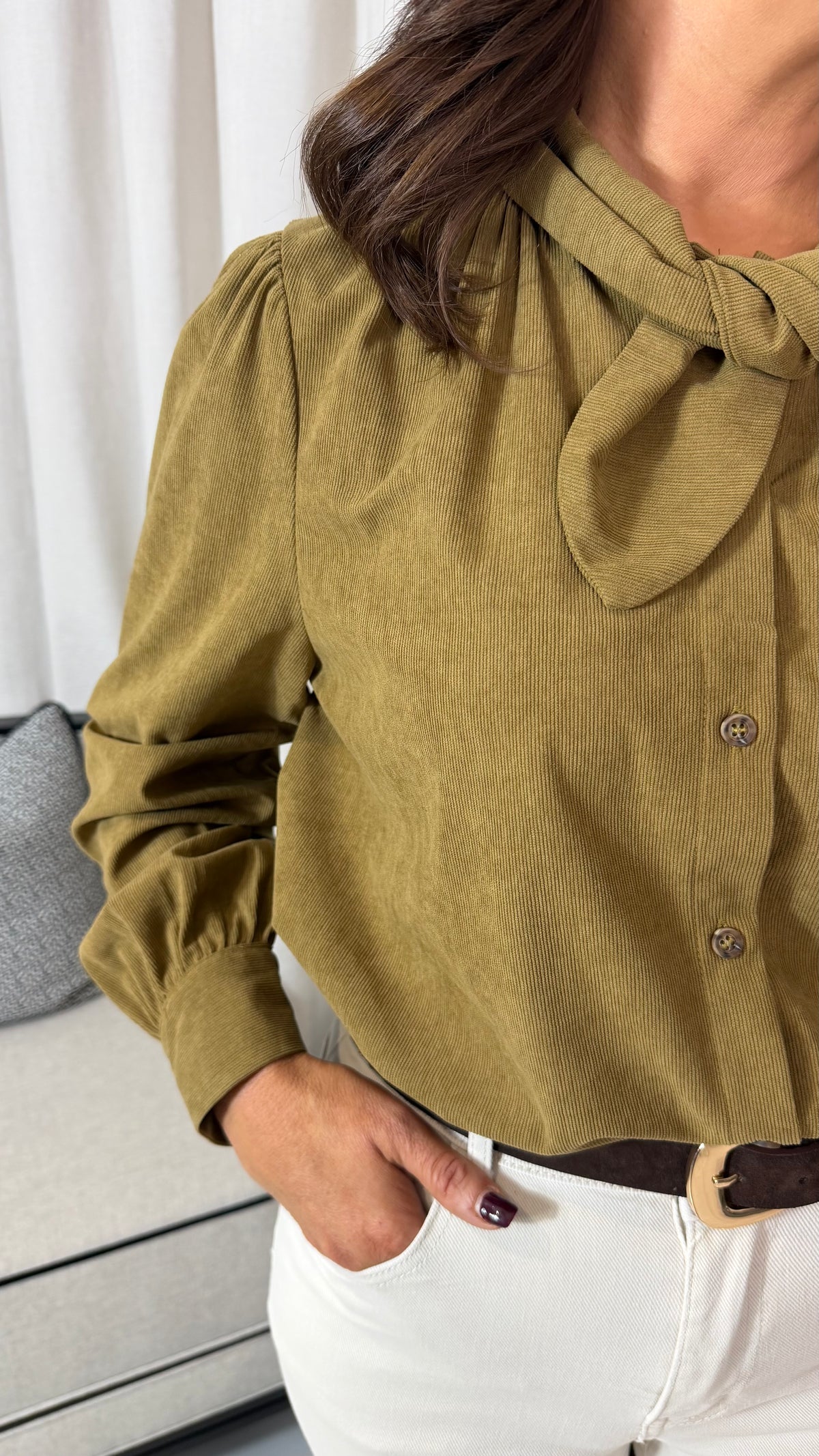 Toffee Corduroy Shirt