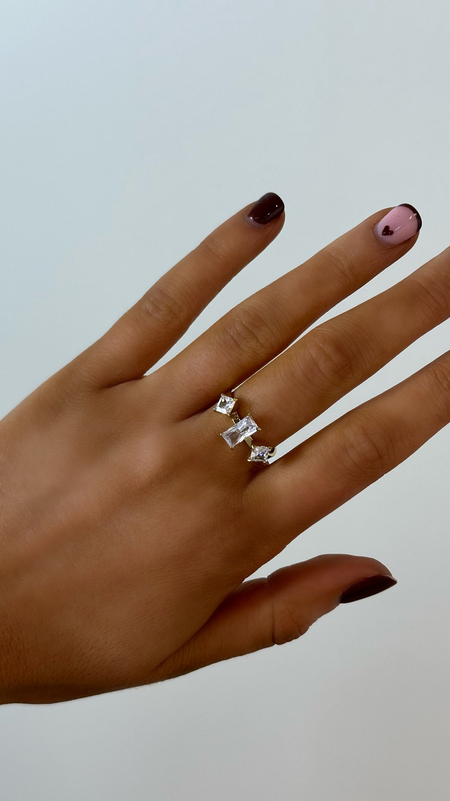 Rosie-3 Stone Ring