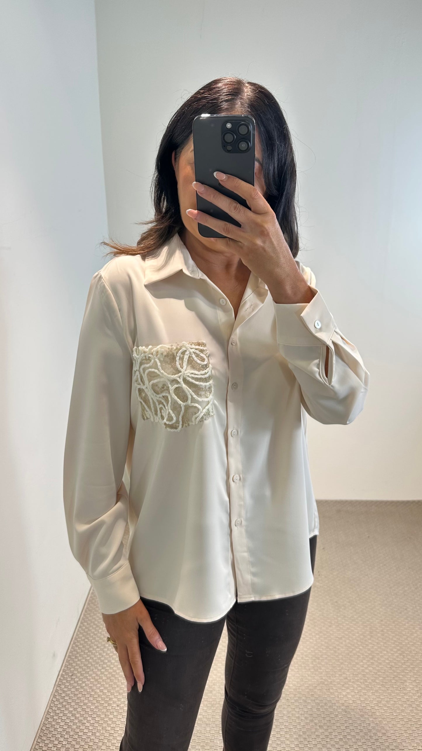 Yvette Cream Shirt