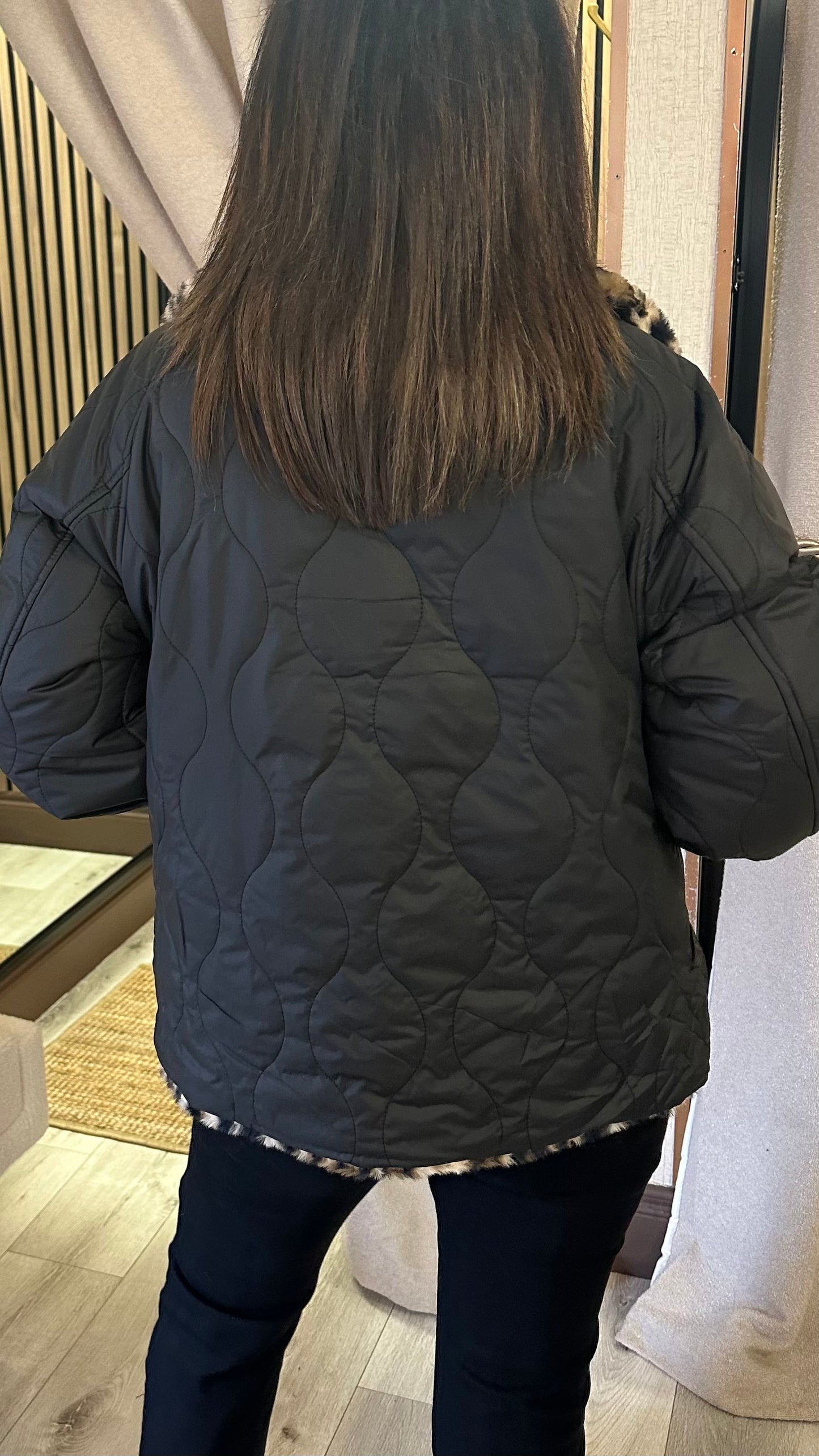 Day2Night Reversible Leopard Jacket