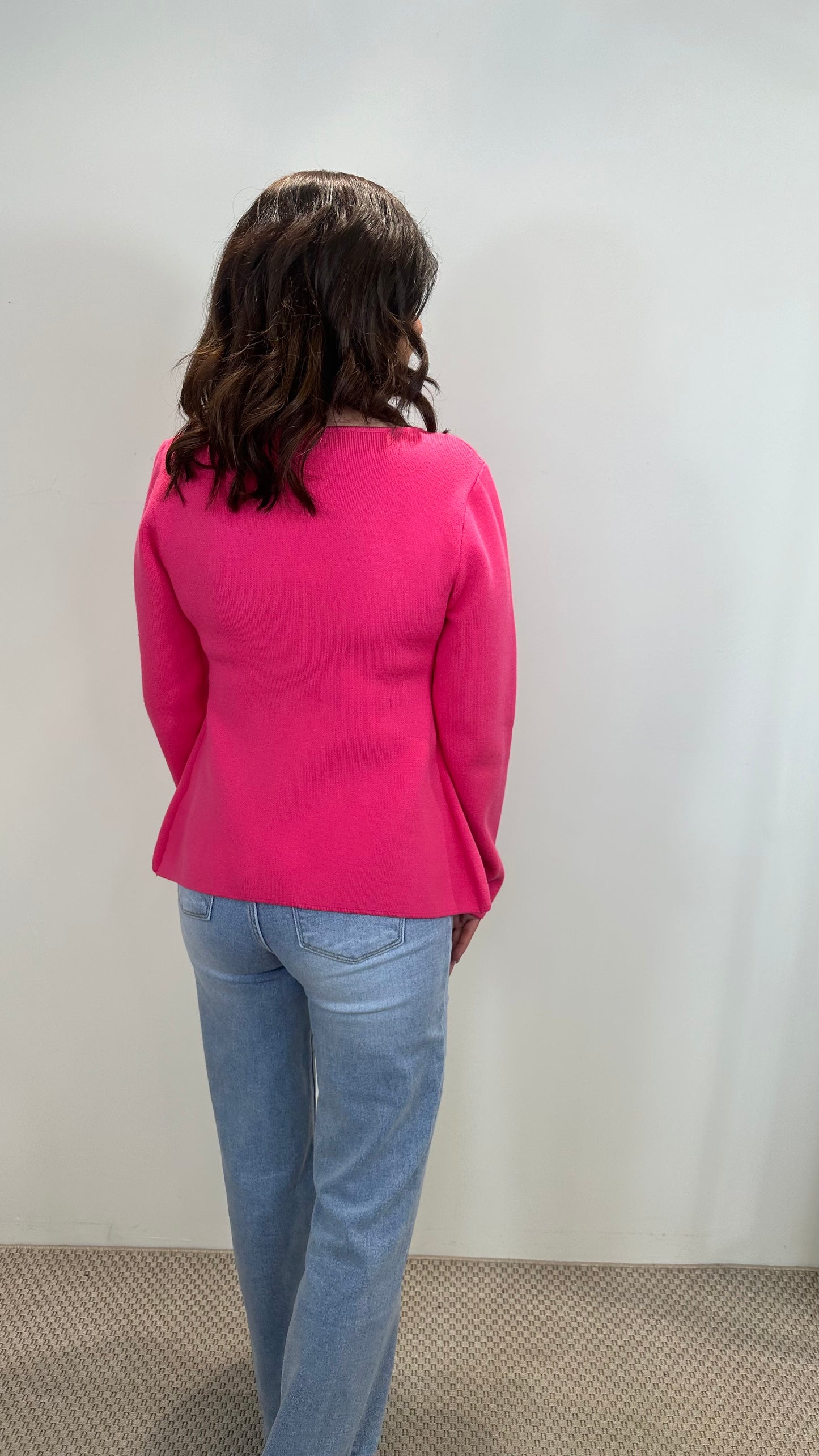 Fuchsia Pink Cardigan