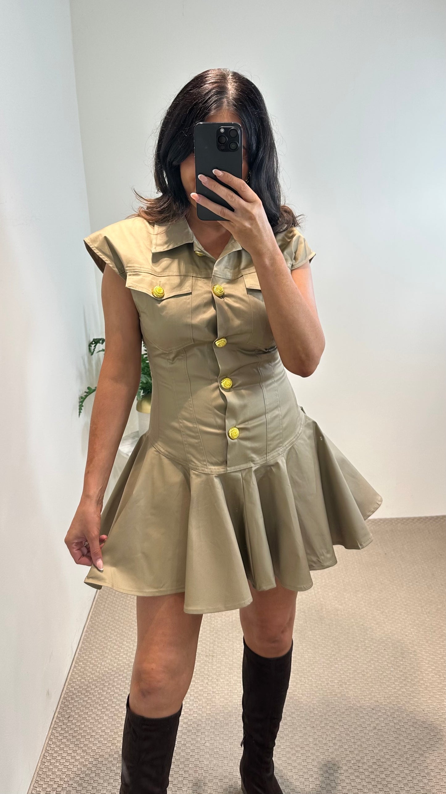 Khloe Canvas Dress