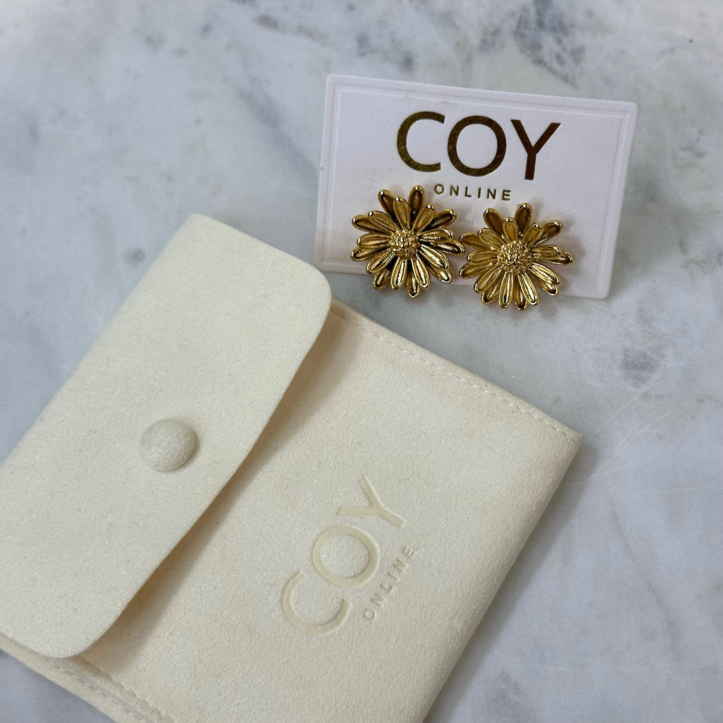 Daisy-Gold Earrings