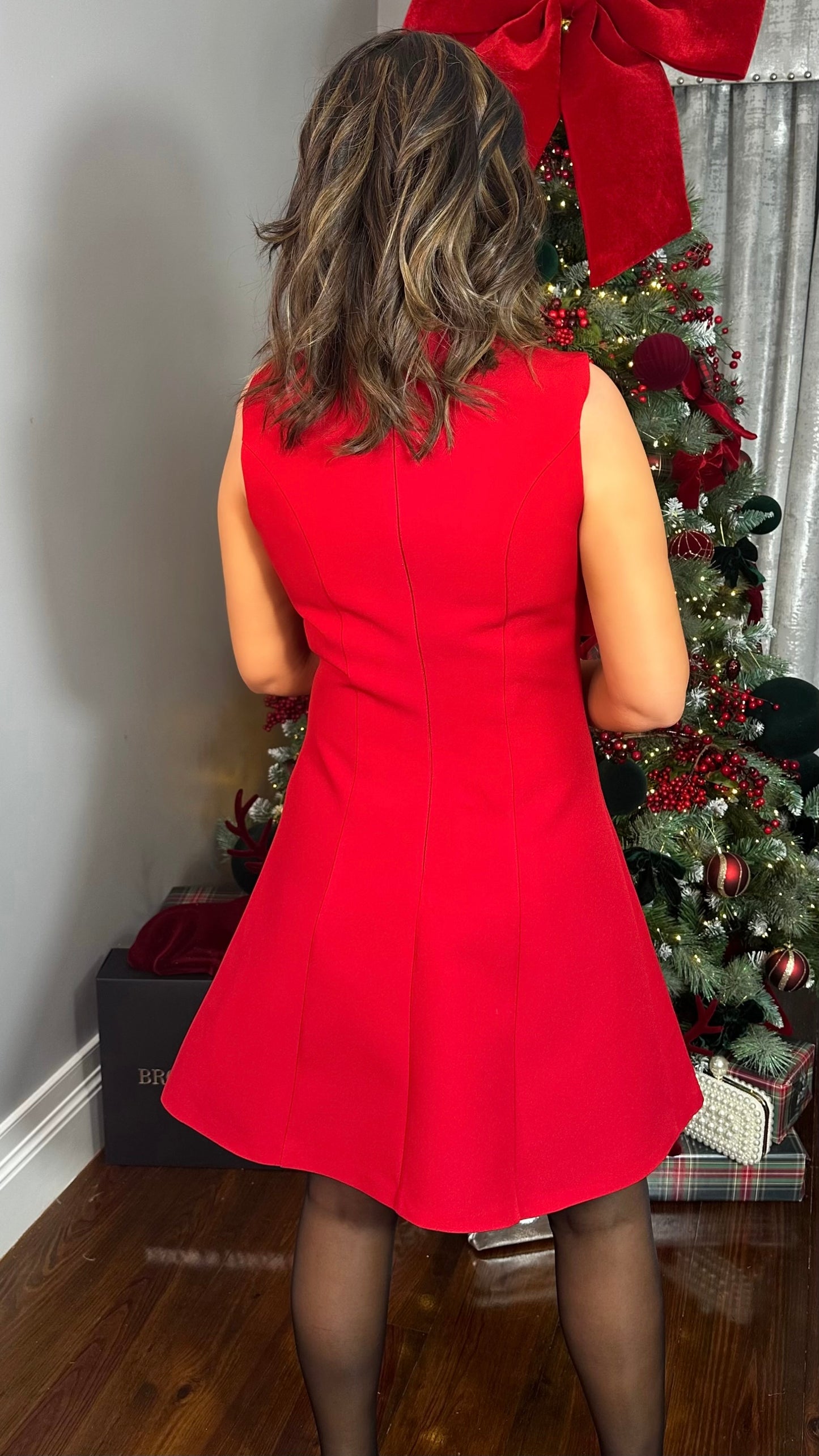 Ada Embellished A-Line Dress