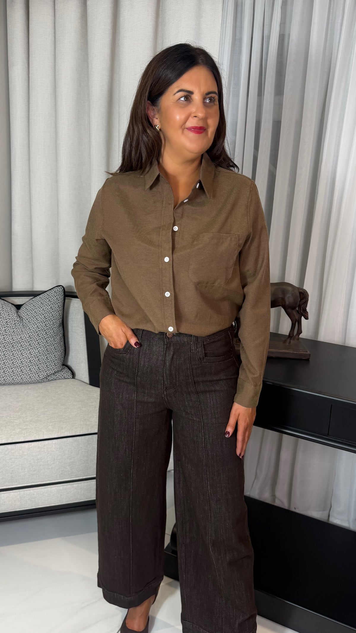 Coffee Brown Classic Shirt