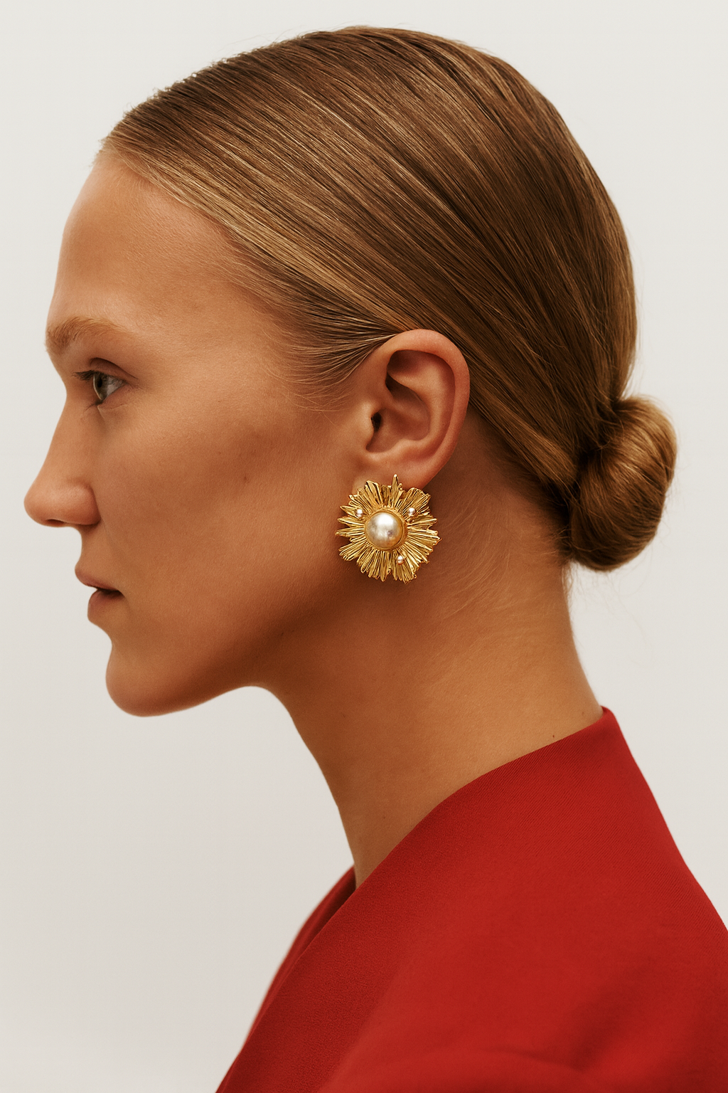 Josafina-Floral & Pearl Earrings